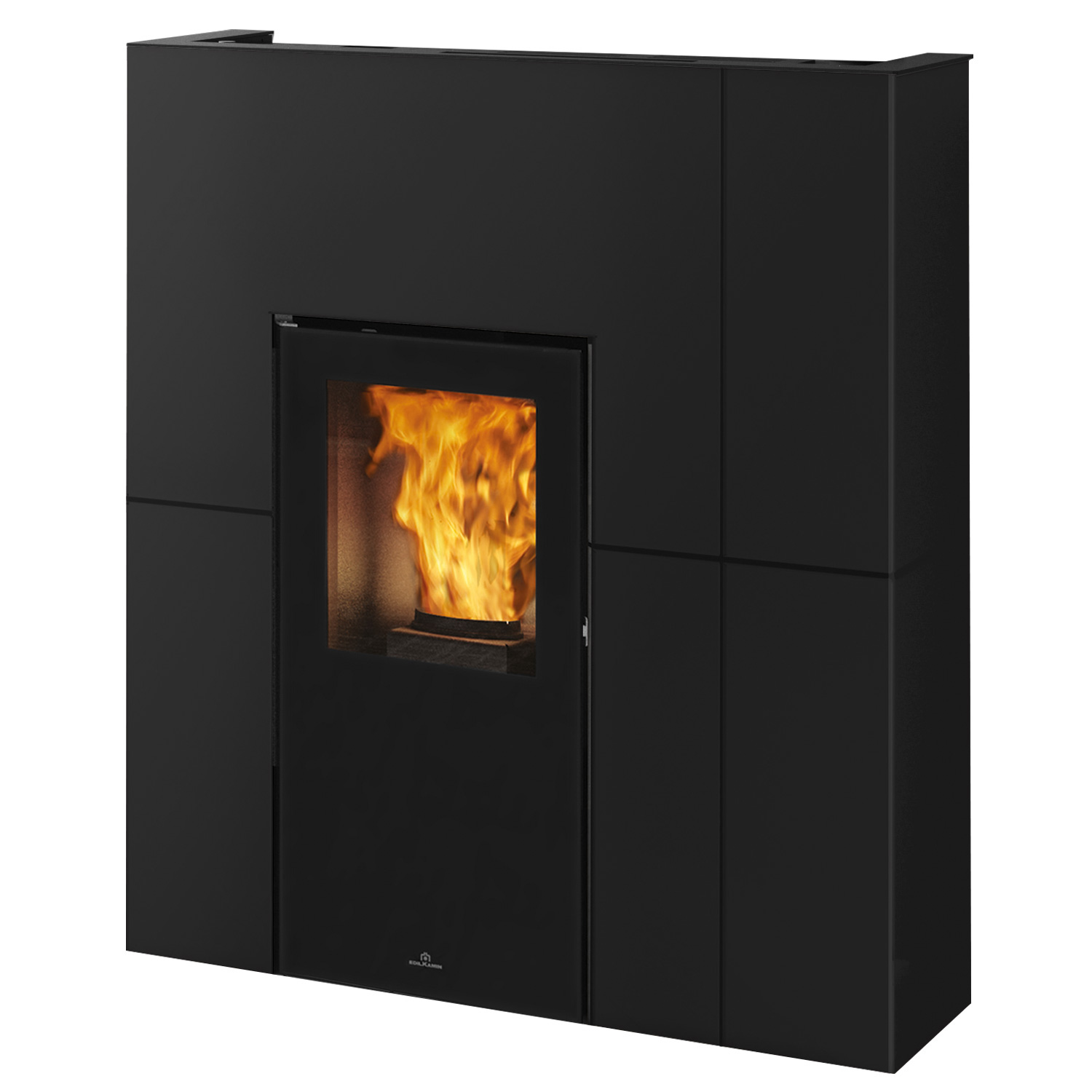 Edilkamin Blade H 15 wasserführender Pelletofen Stahl Schwarz