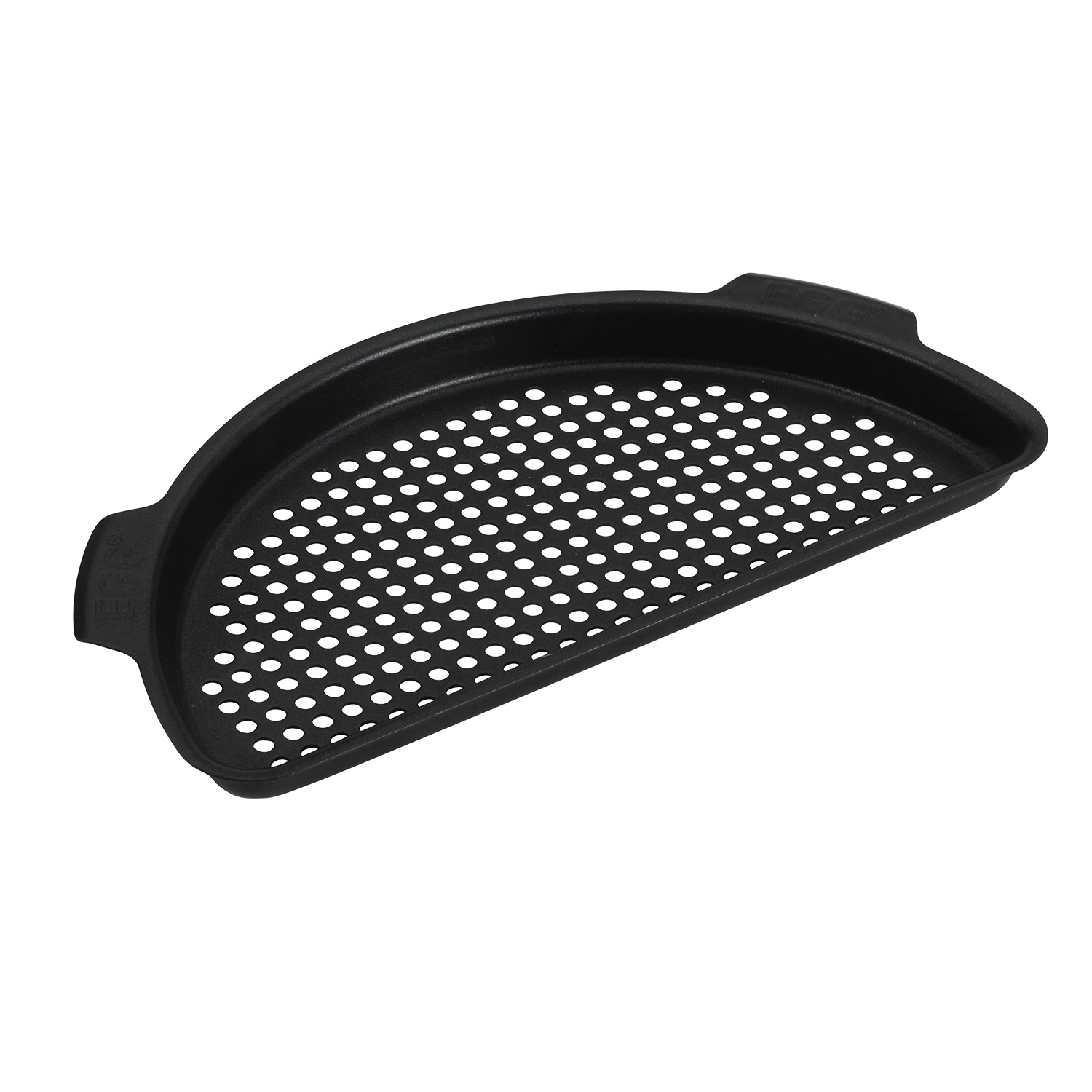Big Green Egg Grillplatte gelocht halbrund für Large