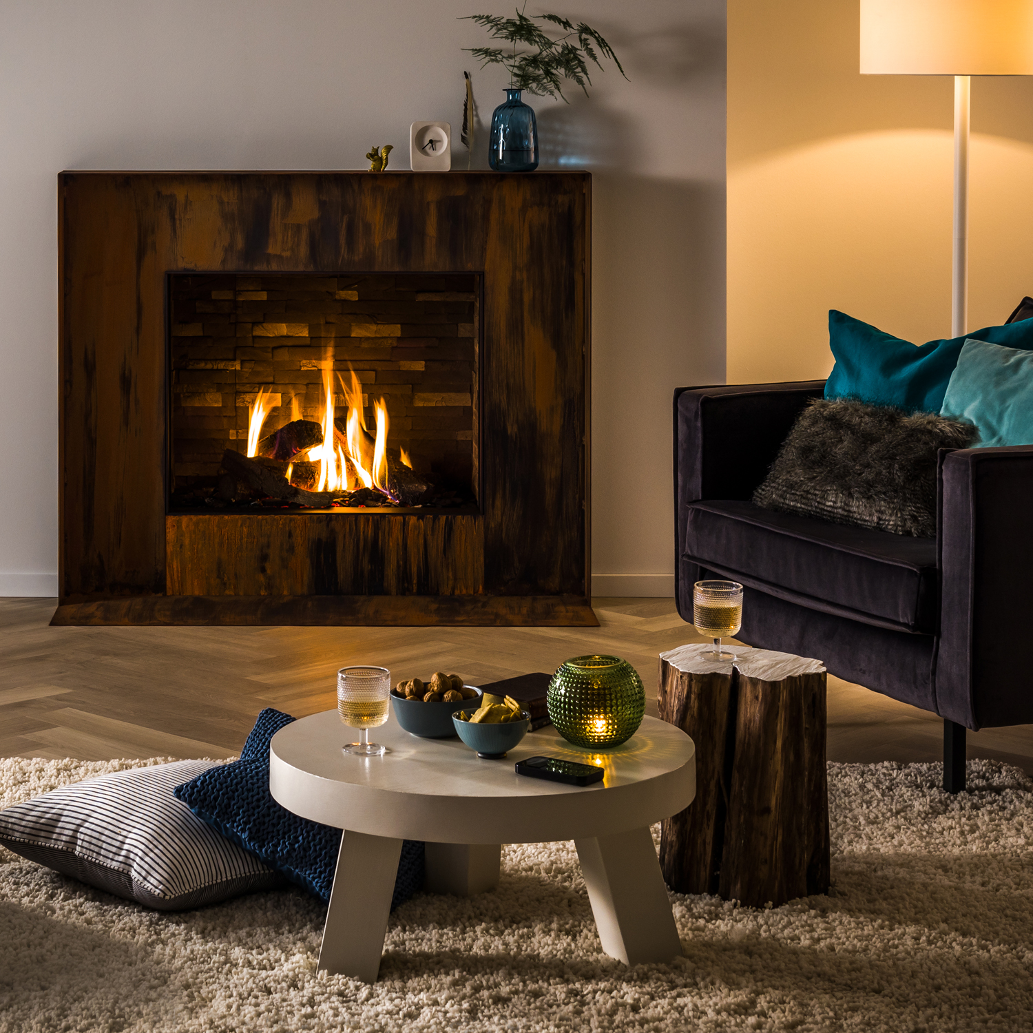 Trimline Fires Trimline 83 Front Gas Kamineinsatz G20