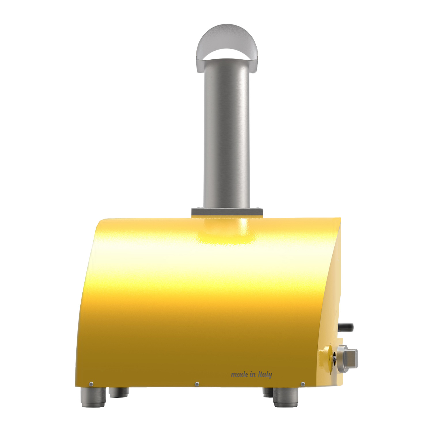 Alfa Moderno 2 Pizze Pizzaofen Hybrid Fire Yellow