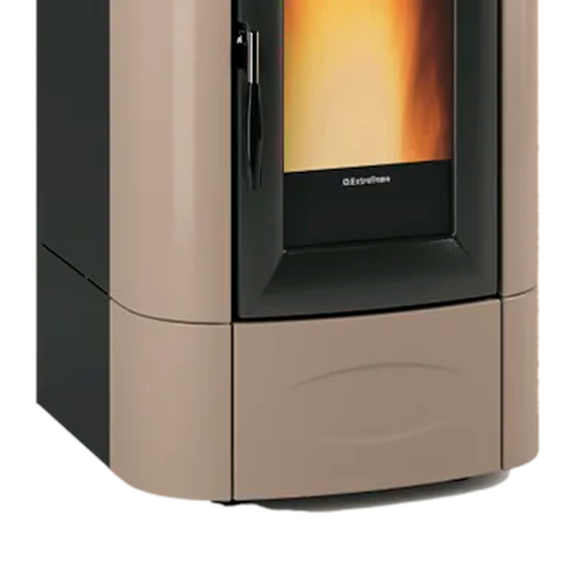 Extraflame Evolution Line ISIDORA IDRO H16 5.0 wassergeführter Pelletofen Taupe