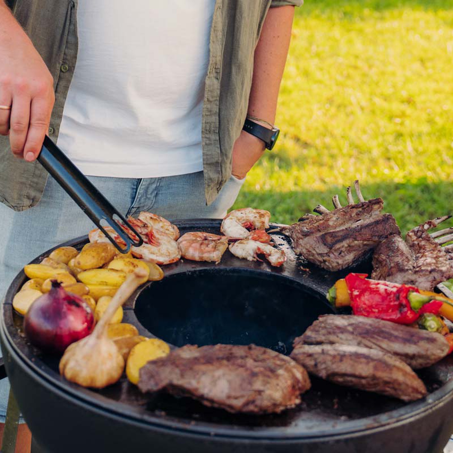 höfats Grillzange schwarz