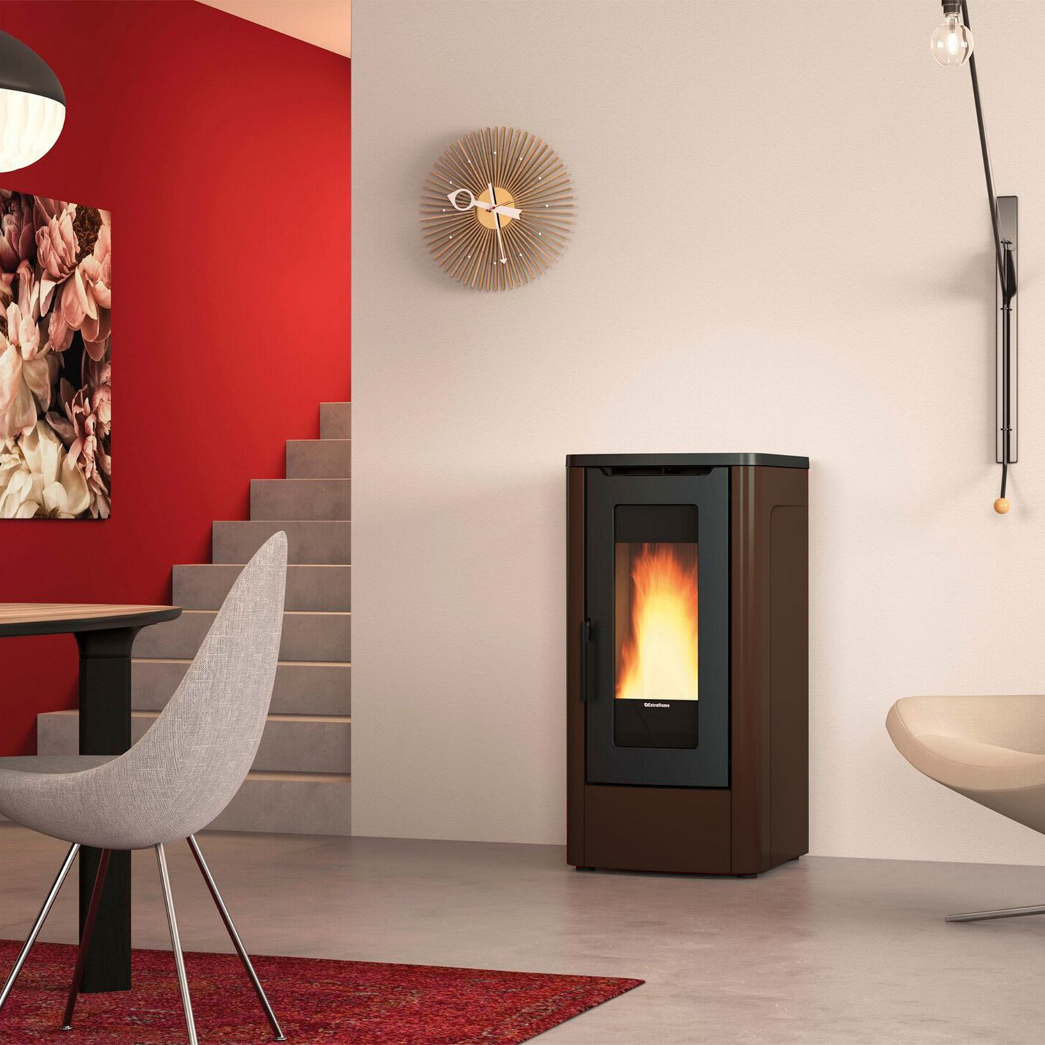 Extraflame Dahiana Plus AD Pelletofen Traditional Line bronze