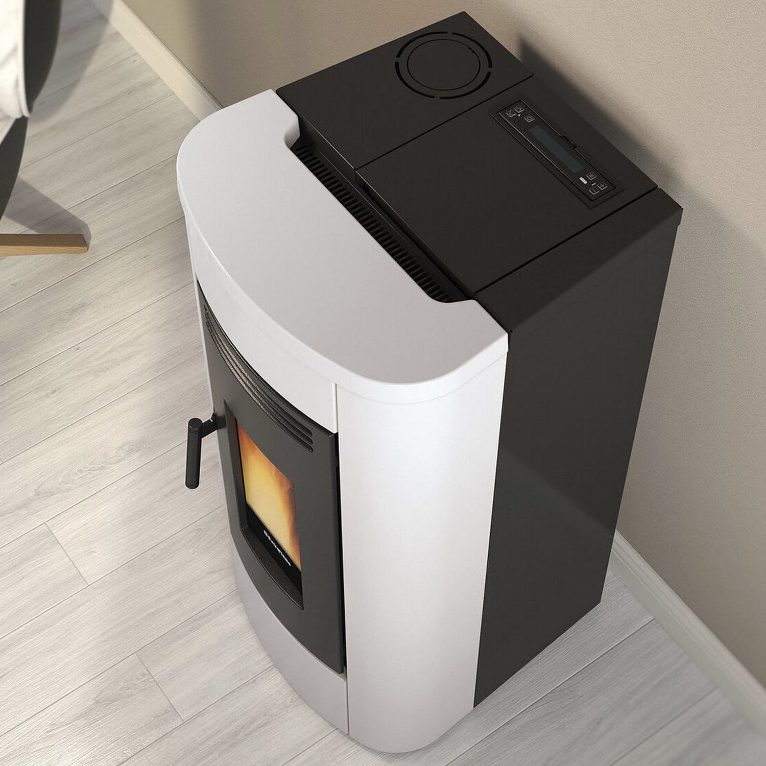 Extraflame KLAUDIA PLUS 5.0 EVO - Weiss Pelletofen