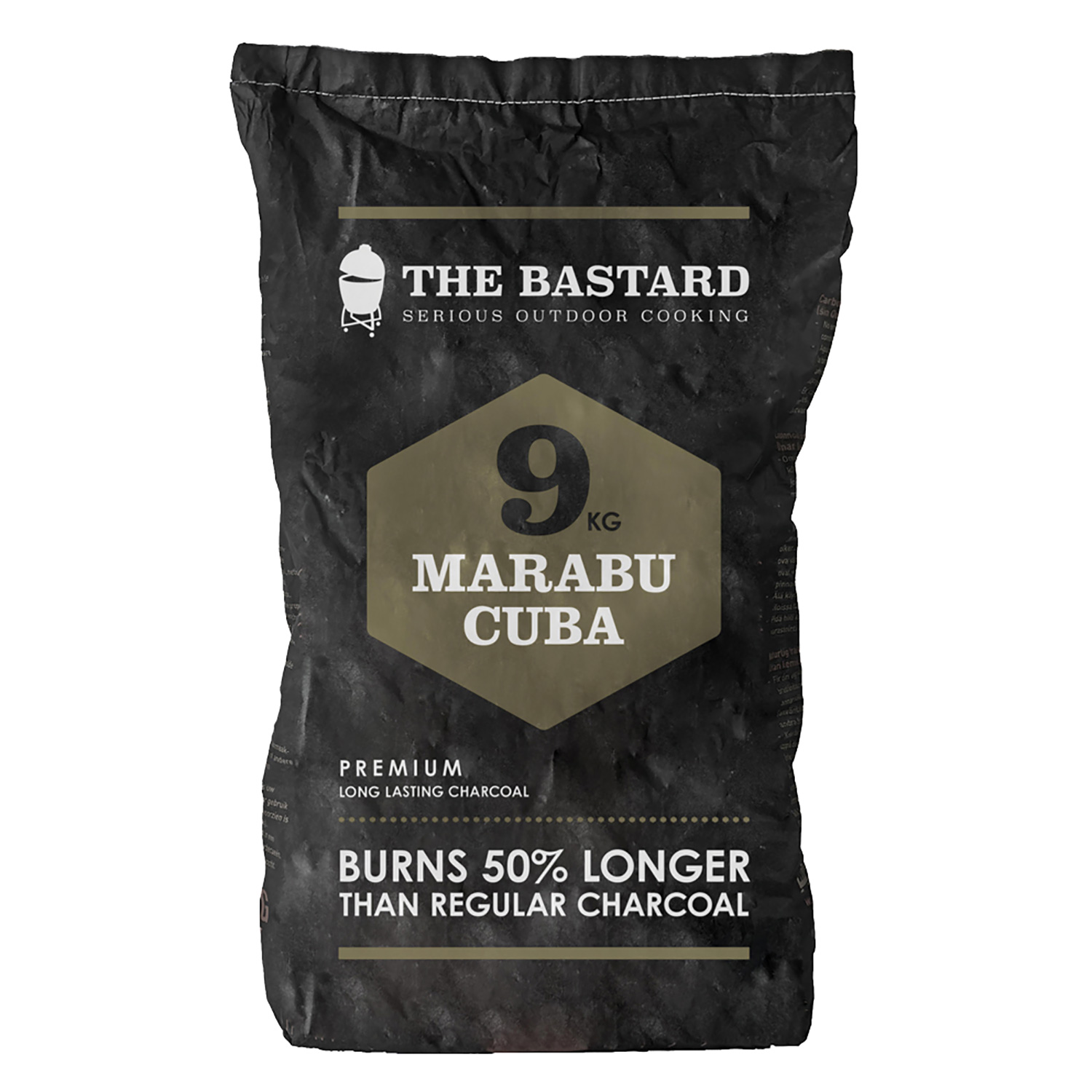 The Bastard Marabu Holzkohle 9 kg The Bastard Marabu Holzkohle 9 kg