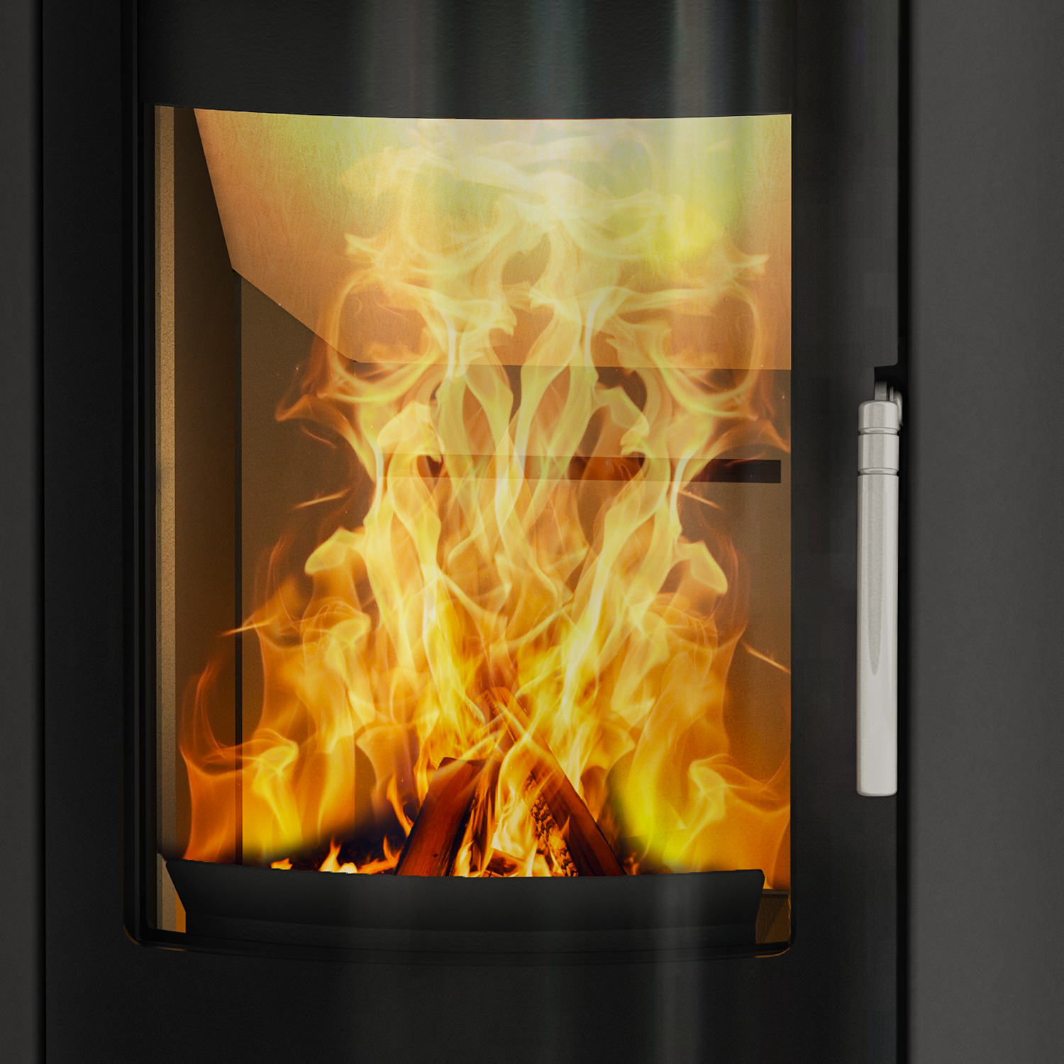 Fireplace Elite Kobe Kaminofen Keramik Schwarz + 1 m³ Kaminholz gratis Fireplace Elite Kobe Kaminofen Keramik Schwarz + 1 m³ Kaminholz gratis