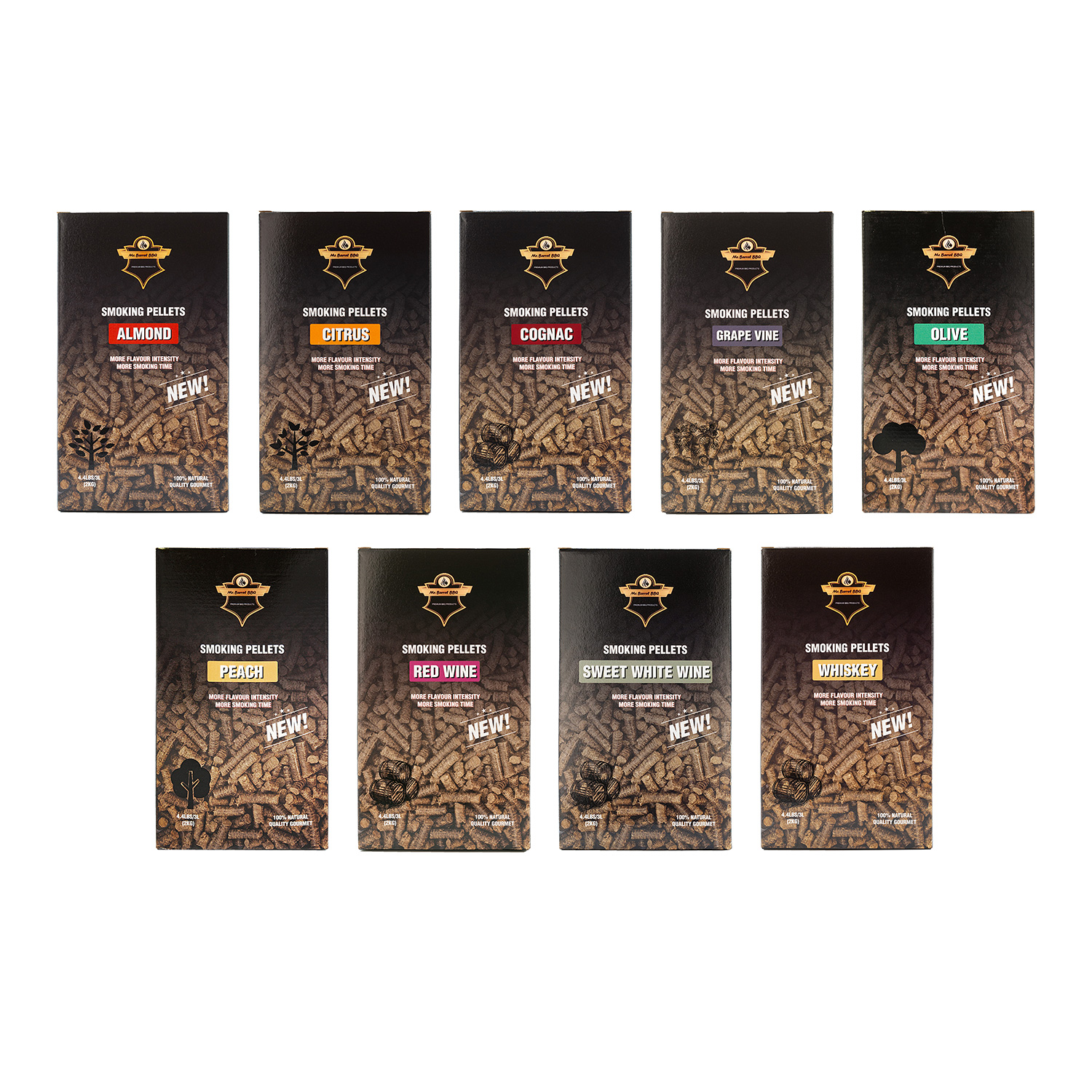 Mr. Barrel BBQ Smoking Pellets L Sweet White Wine, 2 kg Mr. Barrel BBQ Smoking Pellets L Sweet White Wine, 2 kg