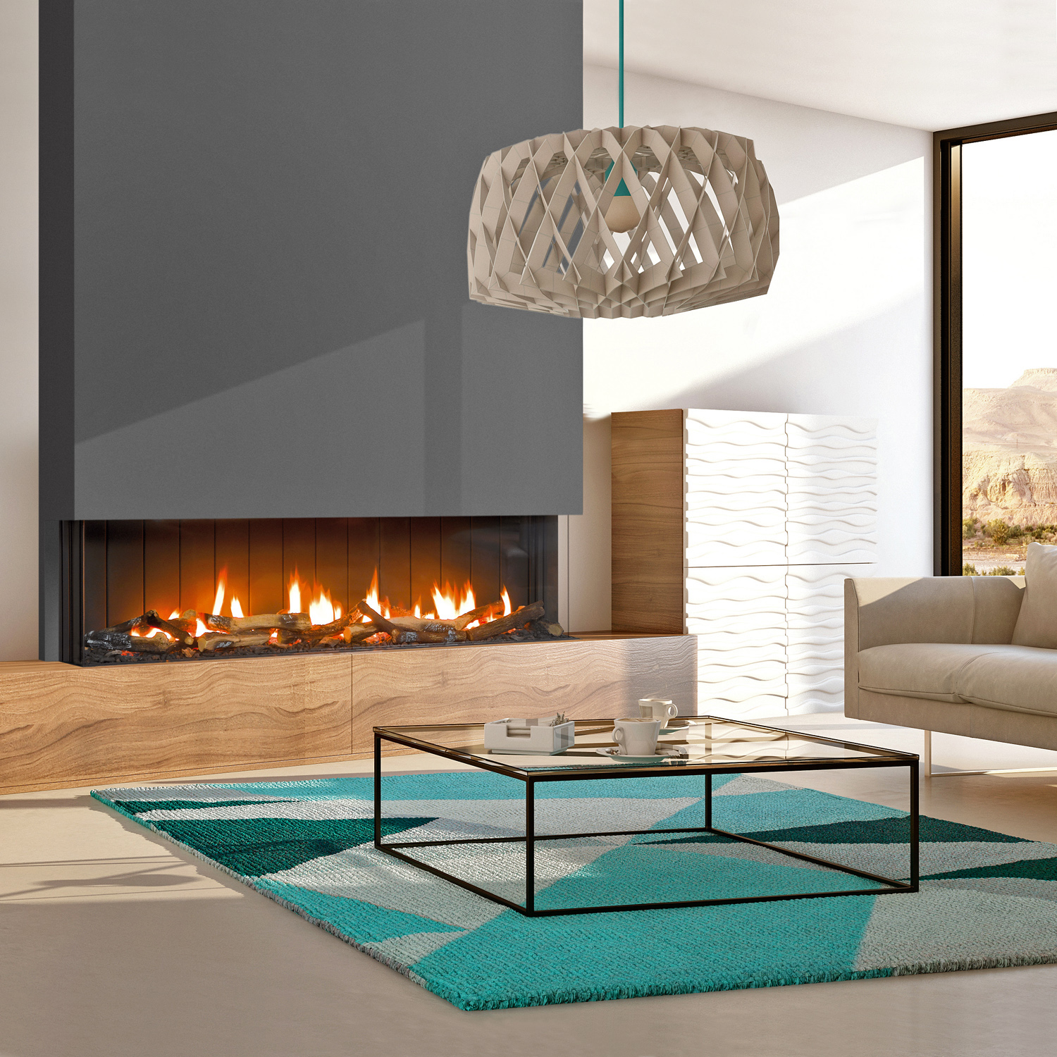 Trimline Fires Trimline 140 Panorama Gas Kamineinsatz G20/G25 Trimline Fires Trimline 140 Panorama Gas Kamineinsatz G20/G25