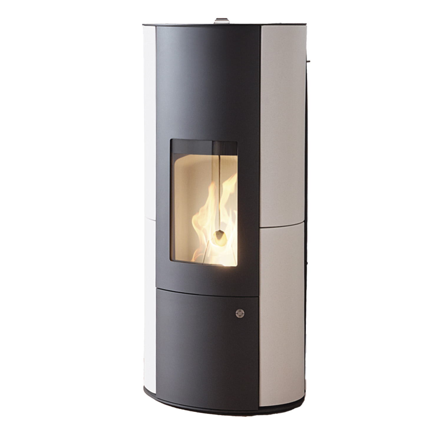 Olsberg Inara 3.0 Pelletofen Stahl Schwarz/Keramik Vanilla