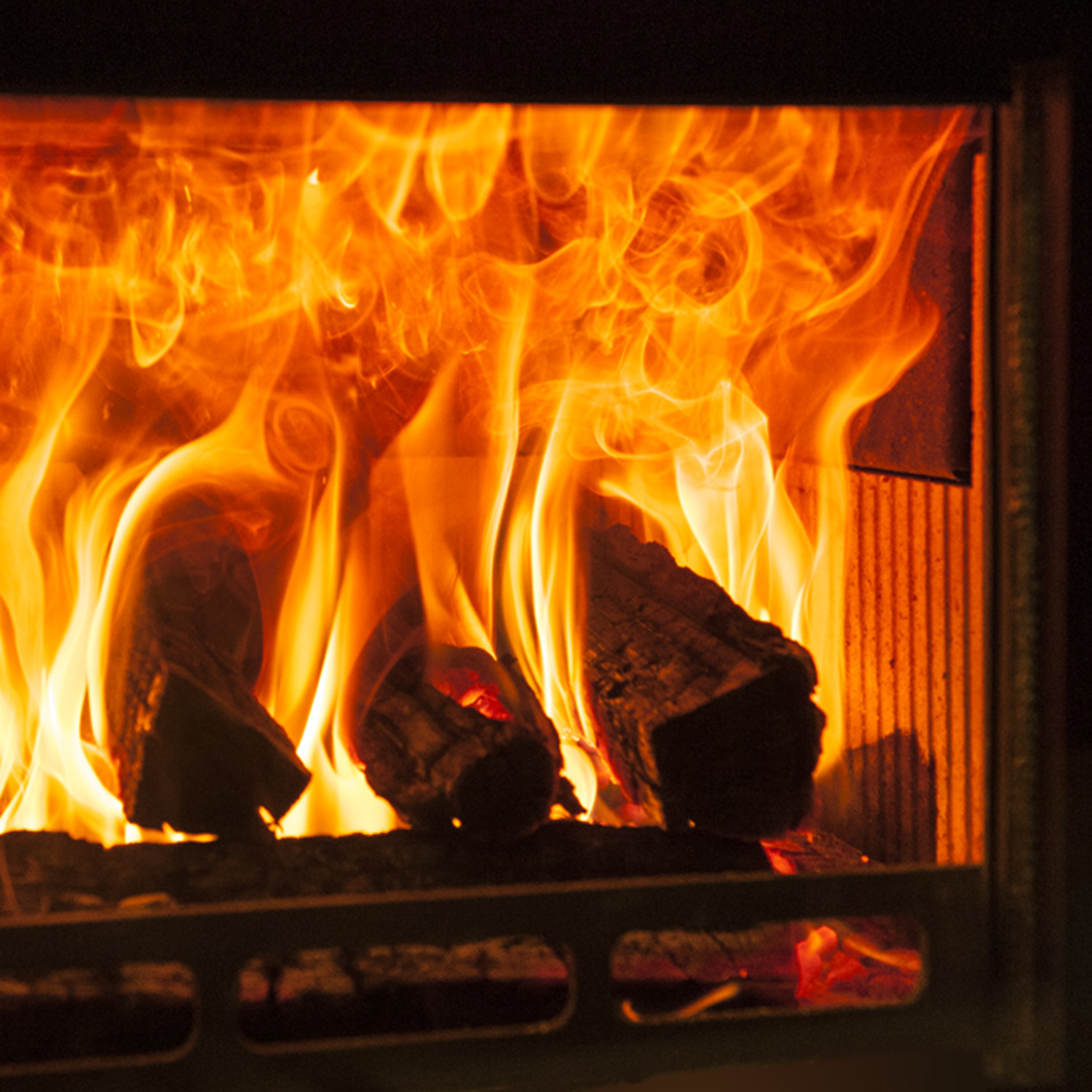 HS Flamingo Deluxe Island Kaminofen Schwarz HS Flamingo Deluxe Island Kaminofen Schwarz