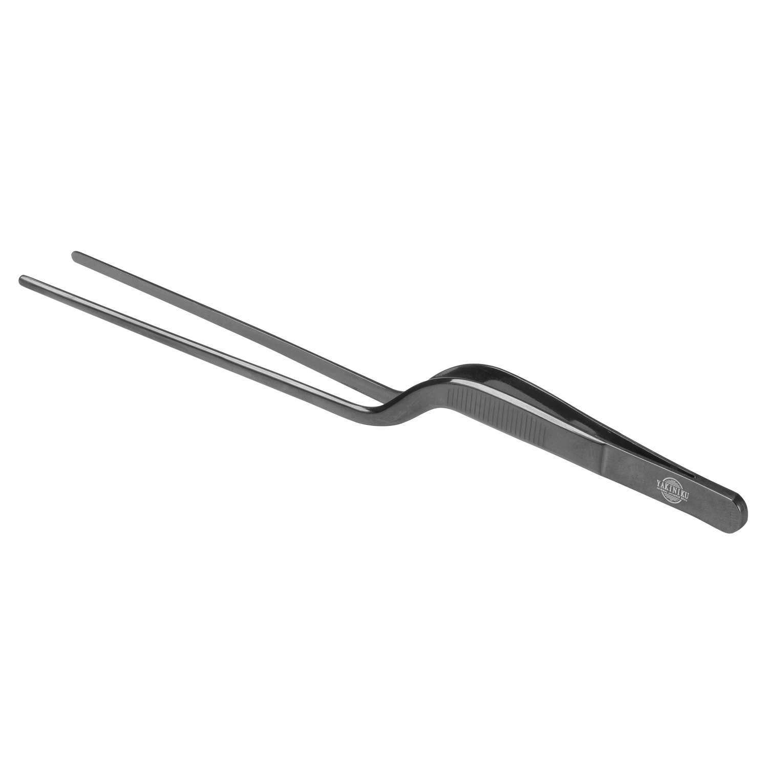 Yakiniku Grillpinzette gebogen für Kamado und Shichirin Grill Yakiniku Grillpinzette gebogen für Kamado und Shichirin Grill