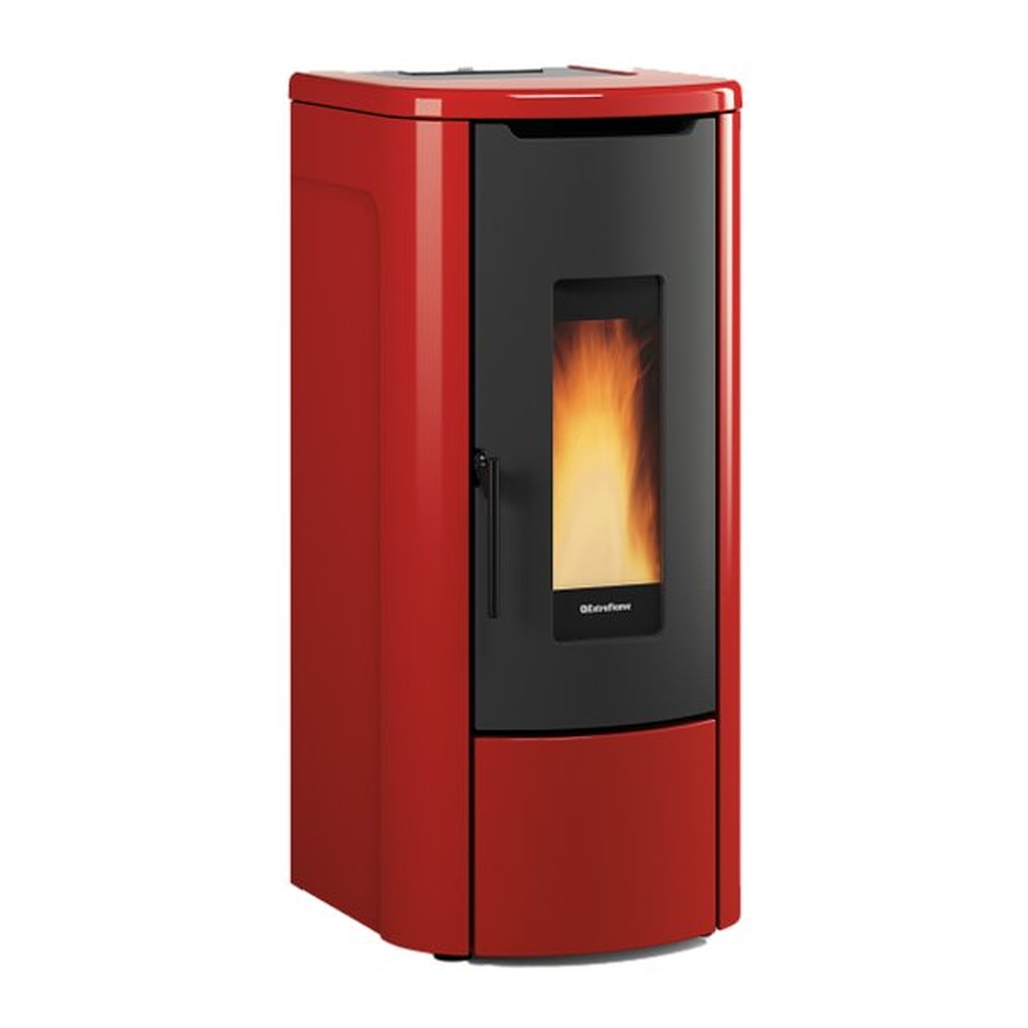 Extraflame ROSANNA IDRO 5.0 - Bordeauxrot wassergeführter Pelletofen EVOLUTION LINE
