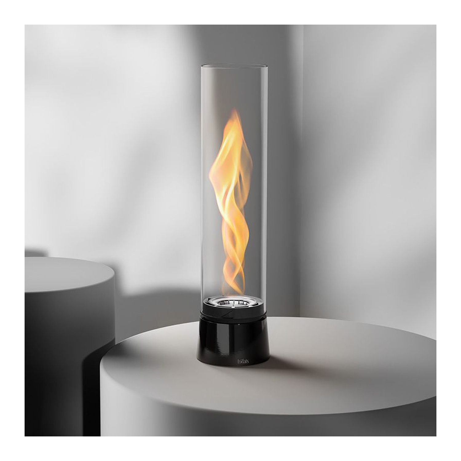 höfats SPIN air 1200 Tischfeuer Emaille schwarz
