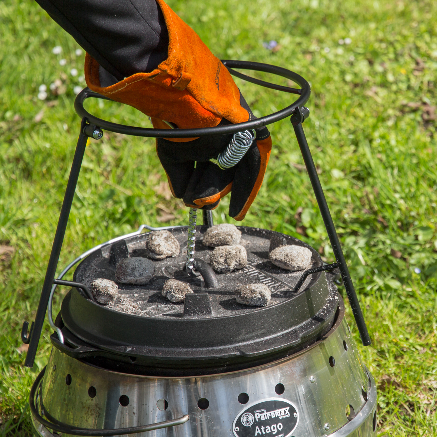 Petromax Deckelhalter pro-ft für Feuertöpfe Petromax Deckelhalter pro-ft für Feuertöpfe