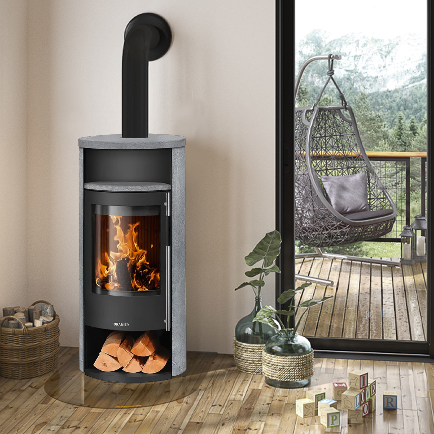 Oranier Polar Neo 8 Kaminofen Speckstein