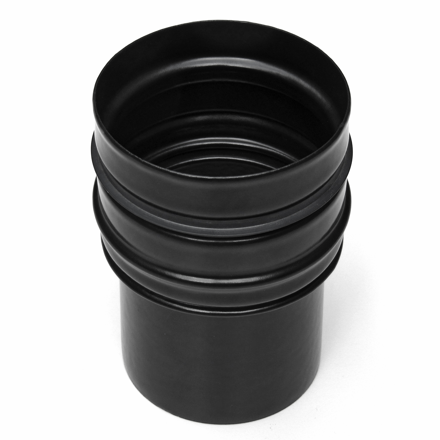 Raik Pelletrohr / Ofenrohr Erweiterung 80mm -100mm schwarz