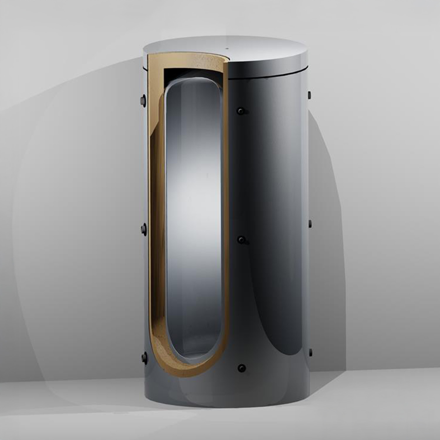 Prinz Hochleistungs-Pufferspeicher 500l mit Isolierung