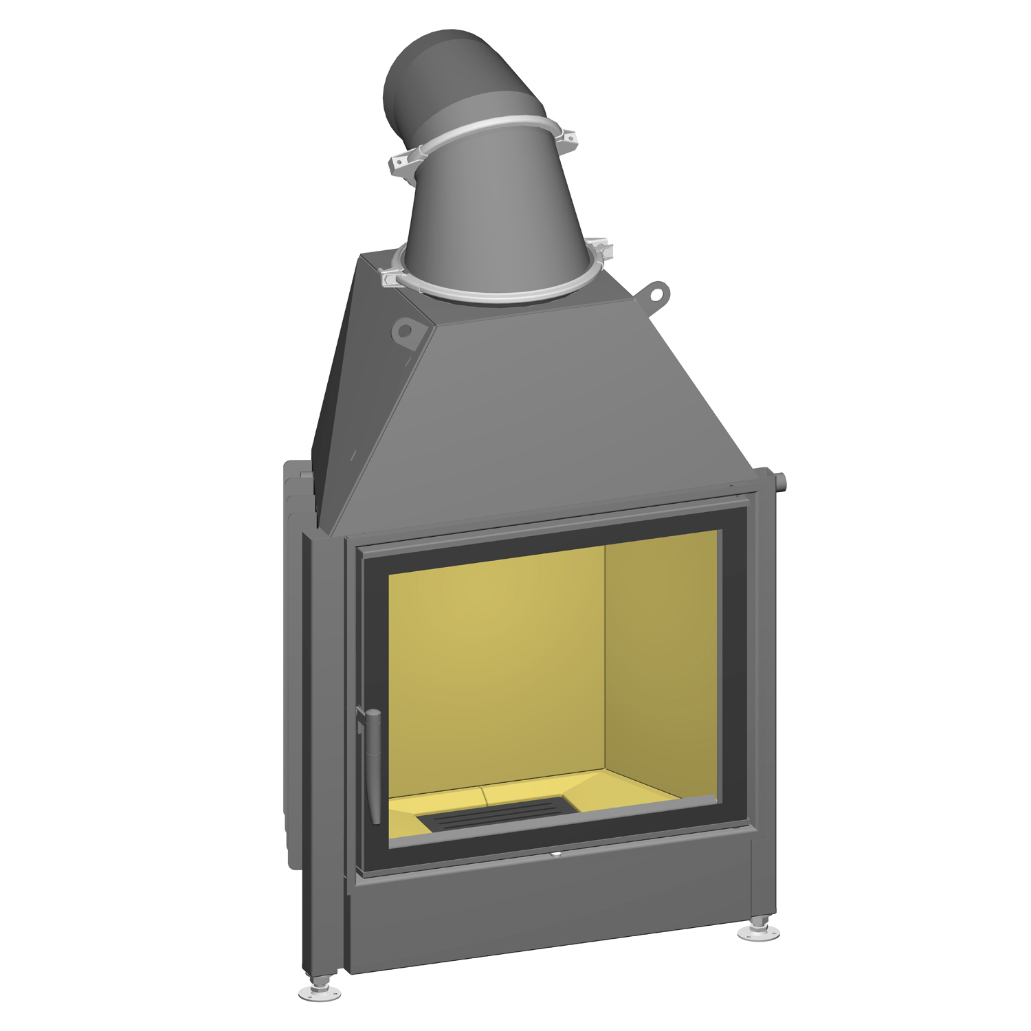 Spartherm Mini S-4S RLU Kamineinsatz 51 cm rechts
