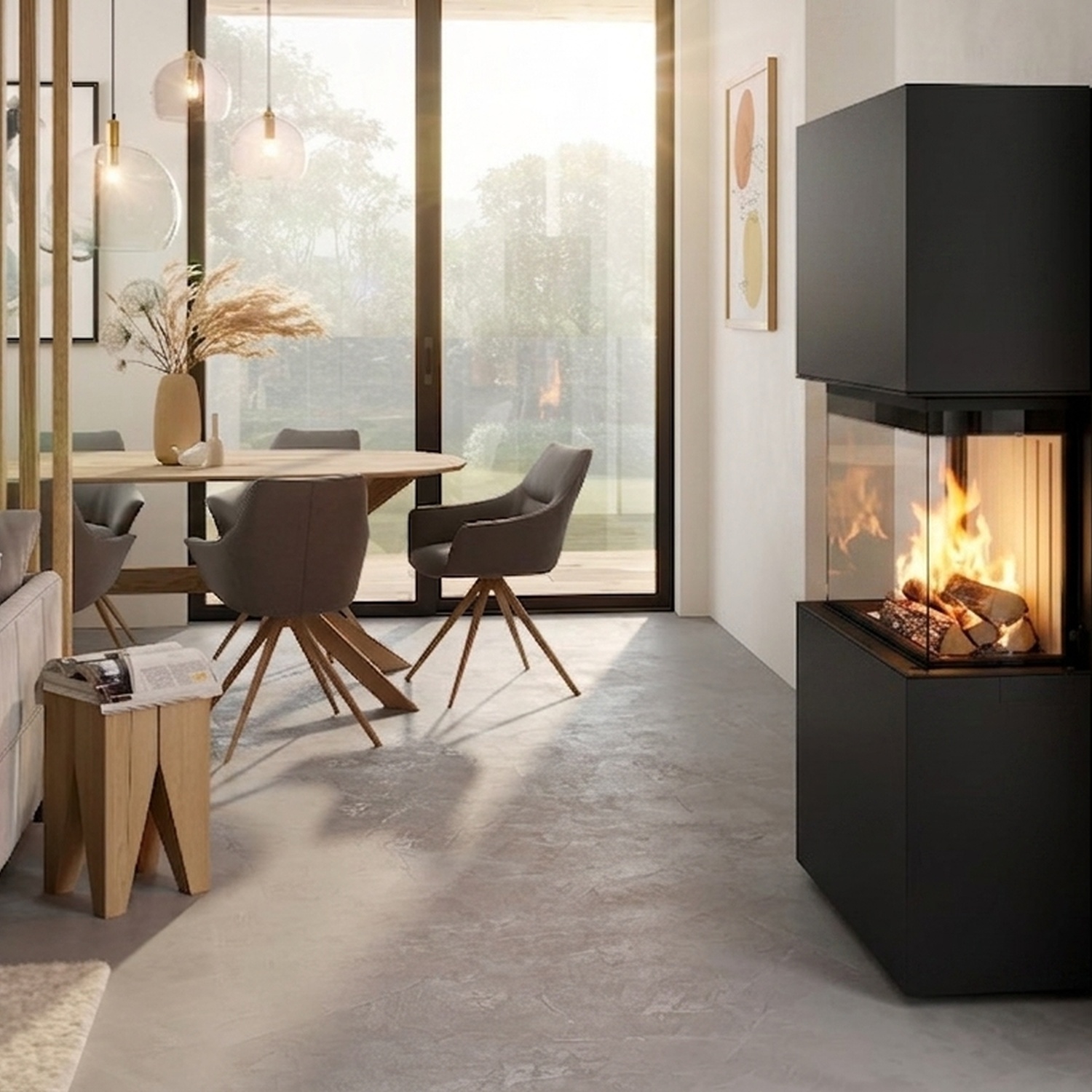 Spartherm Saphir Kaminbausatz RLA Nero