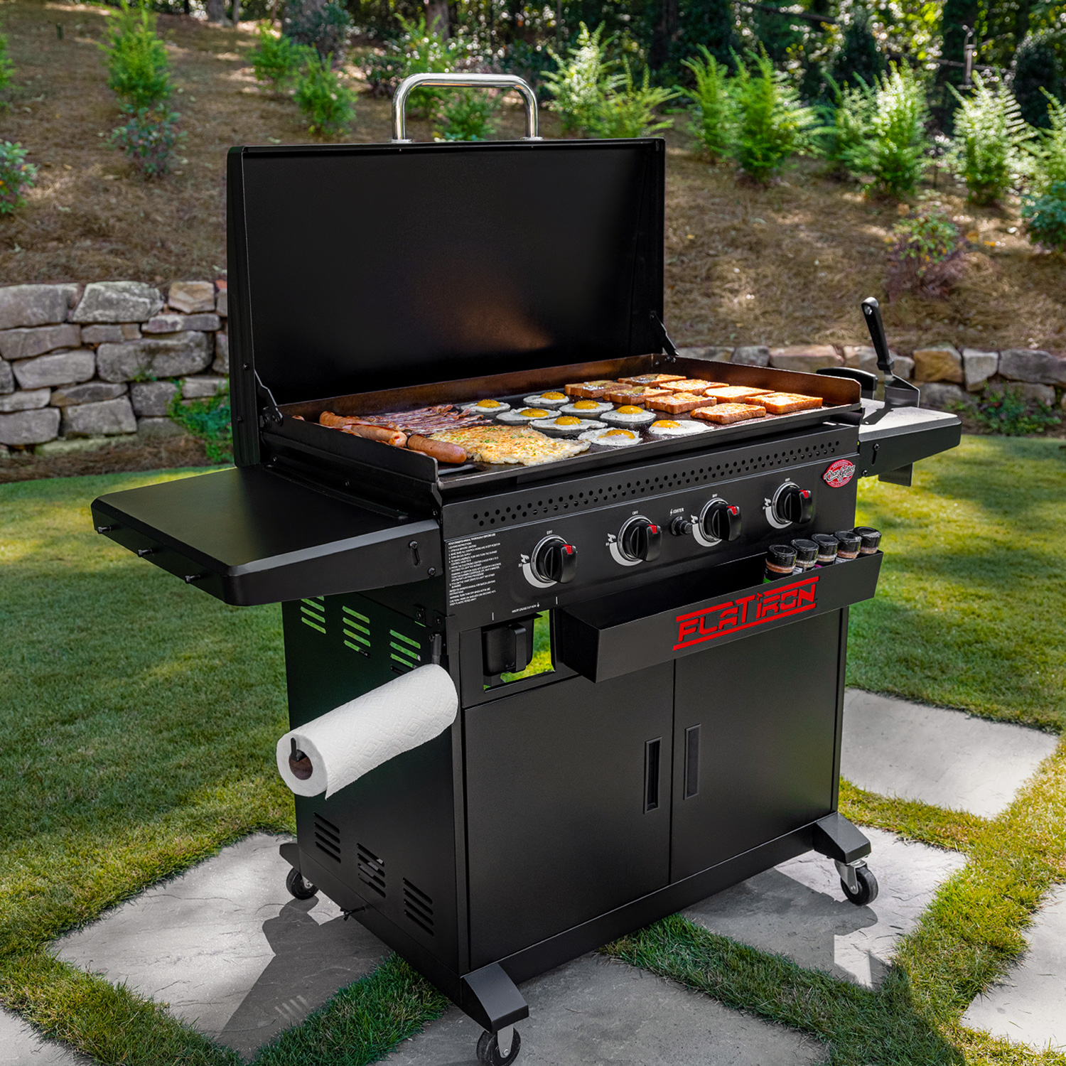 Char-Griller Flat Iron 4 Brenner Griddle Gasgrill