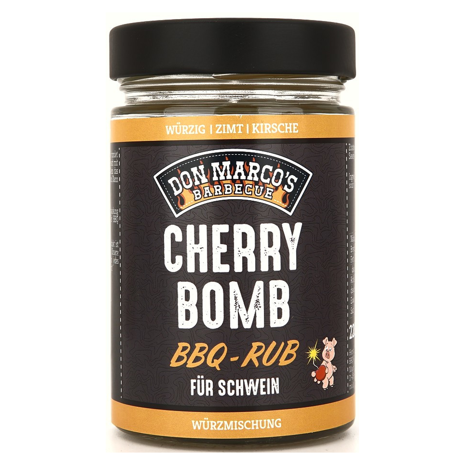 Don Marco's Rub Cherry Bomb 220g Glas