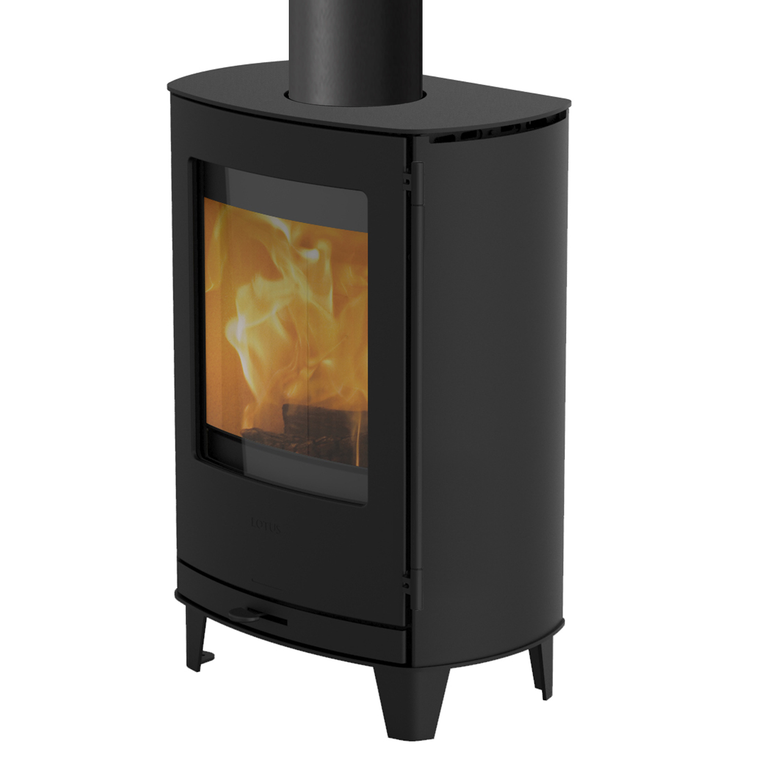 Lotus Jubilee Base Kaminofen Stahl Schwarz