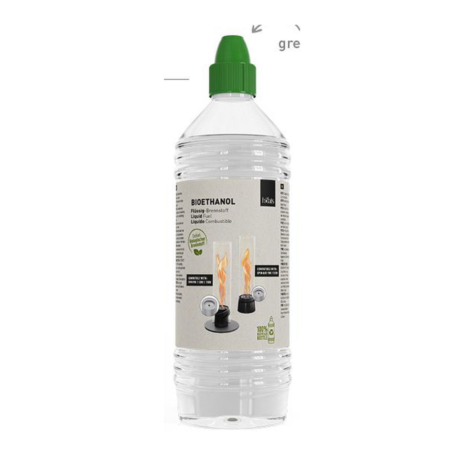 höfats SPIN 1200 Bio-Burner mit Eco-Ring und Löschdeckel