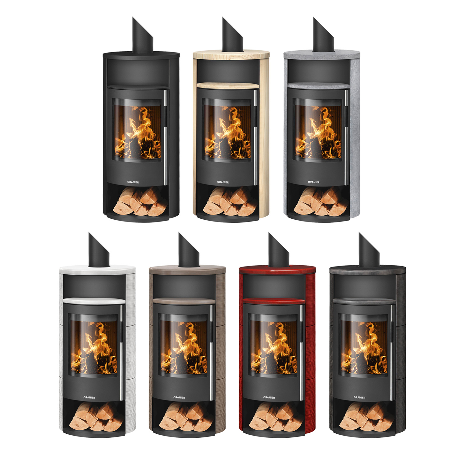 Oranier Polar Neo 6 Kaminofen Stahl Schwarz / Keramik Seidenweiß, DIBt Oranier Polar Neo 6 Kaminofen Stahl Schwarz / Keramik Seidenweiß, DIBt