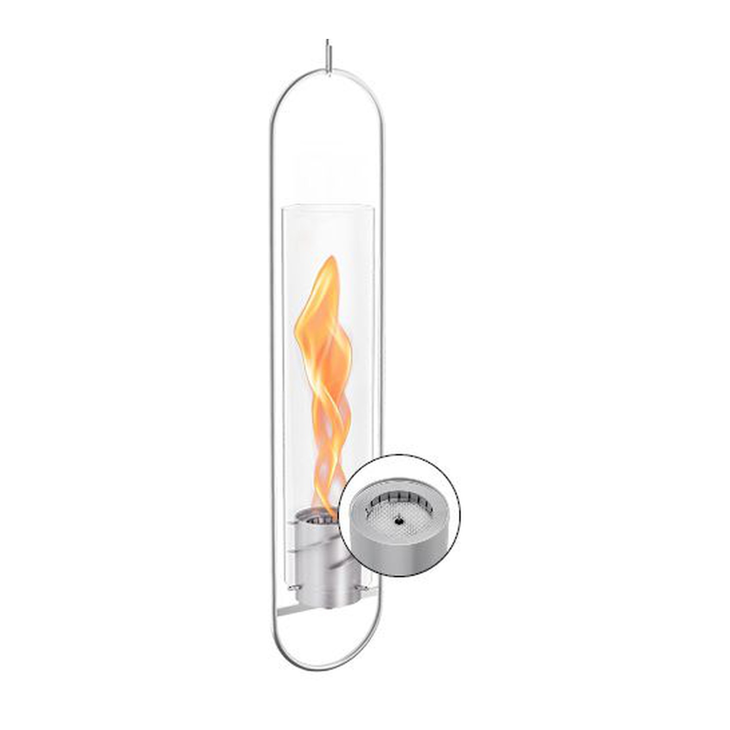 höfats SPIN 900 Hängefeuer silber