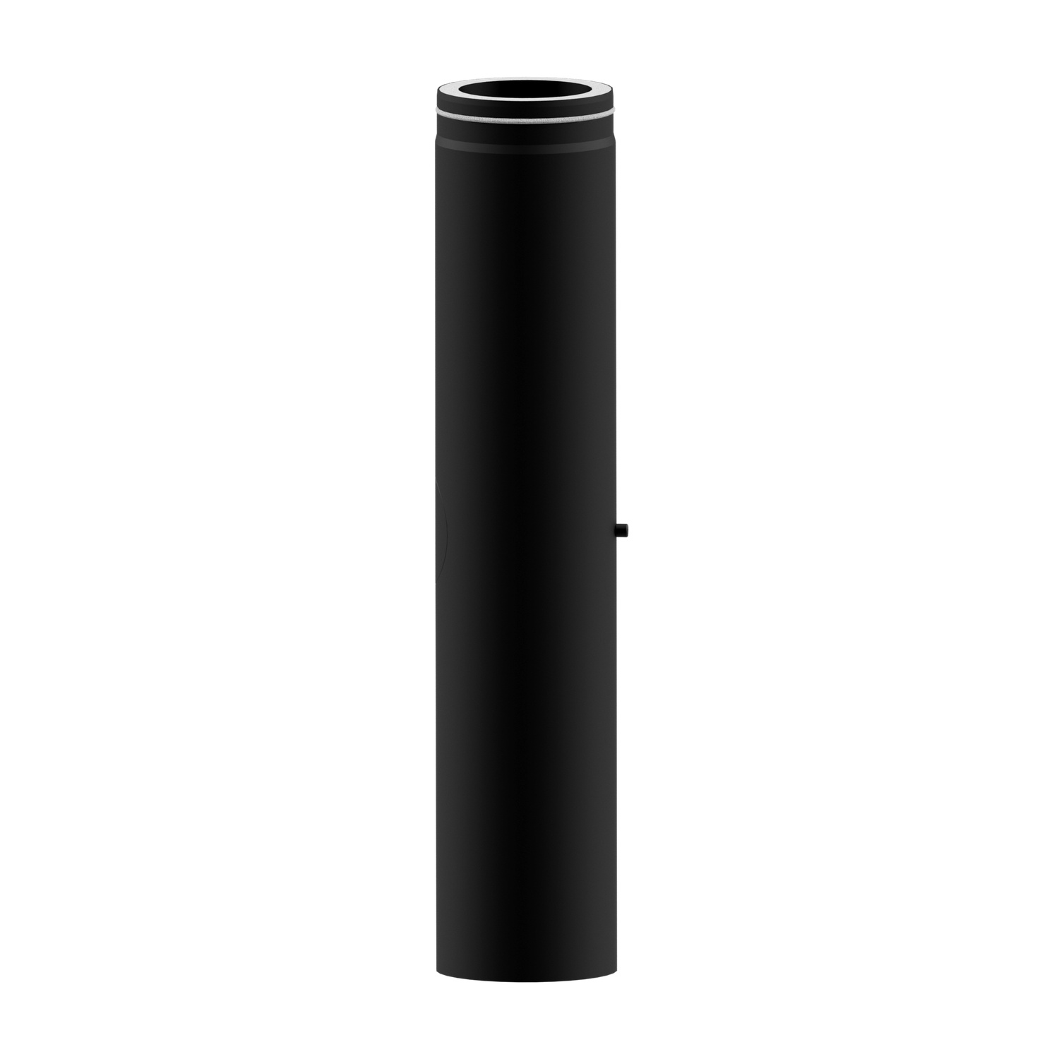 Raik Lifestyle DUO Rauchrohrbogen 150mm schwarz L: 1000mm mit Tür für Rauchrohr / Ofenrohr