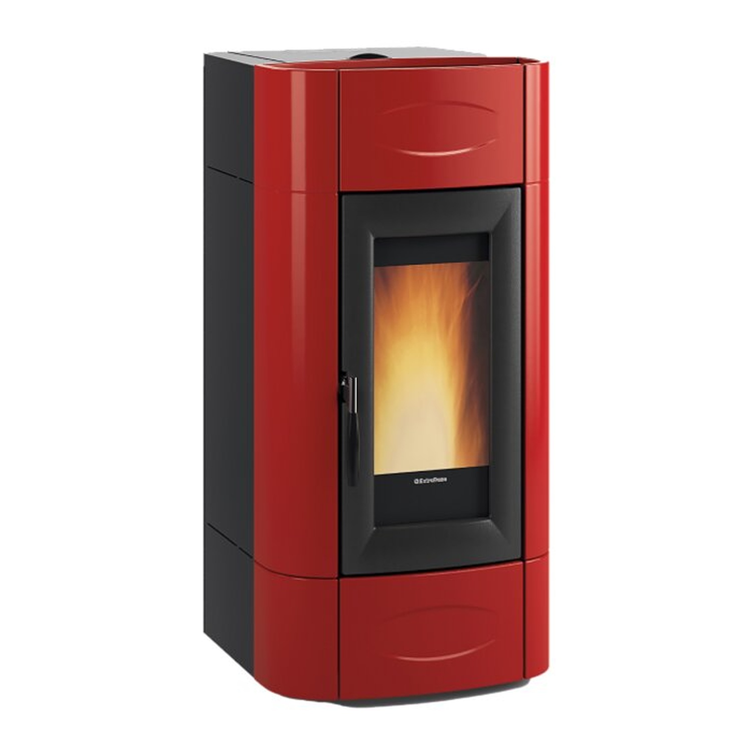 Extraflame ISIDORA IDRO H23 5.0 EVO - Bordeauxrot wassergeführter Pelletofen EVOLUTION LINE