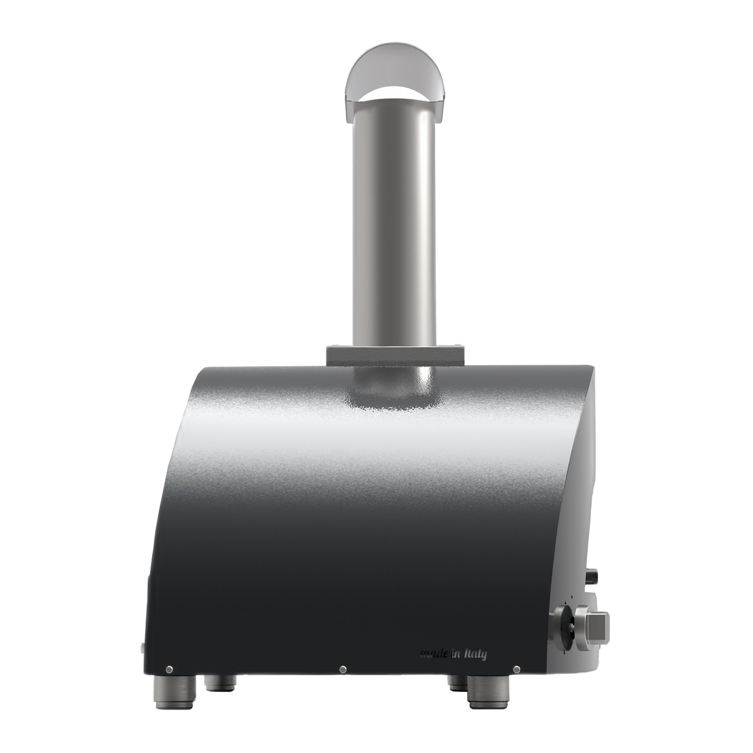 Alfa Moderno 3 Pizze Pizzaofen Hybrid Schiefer Grau