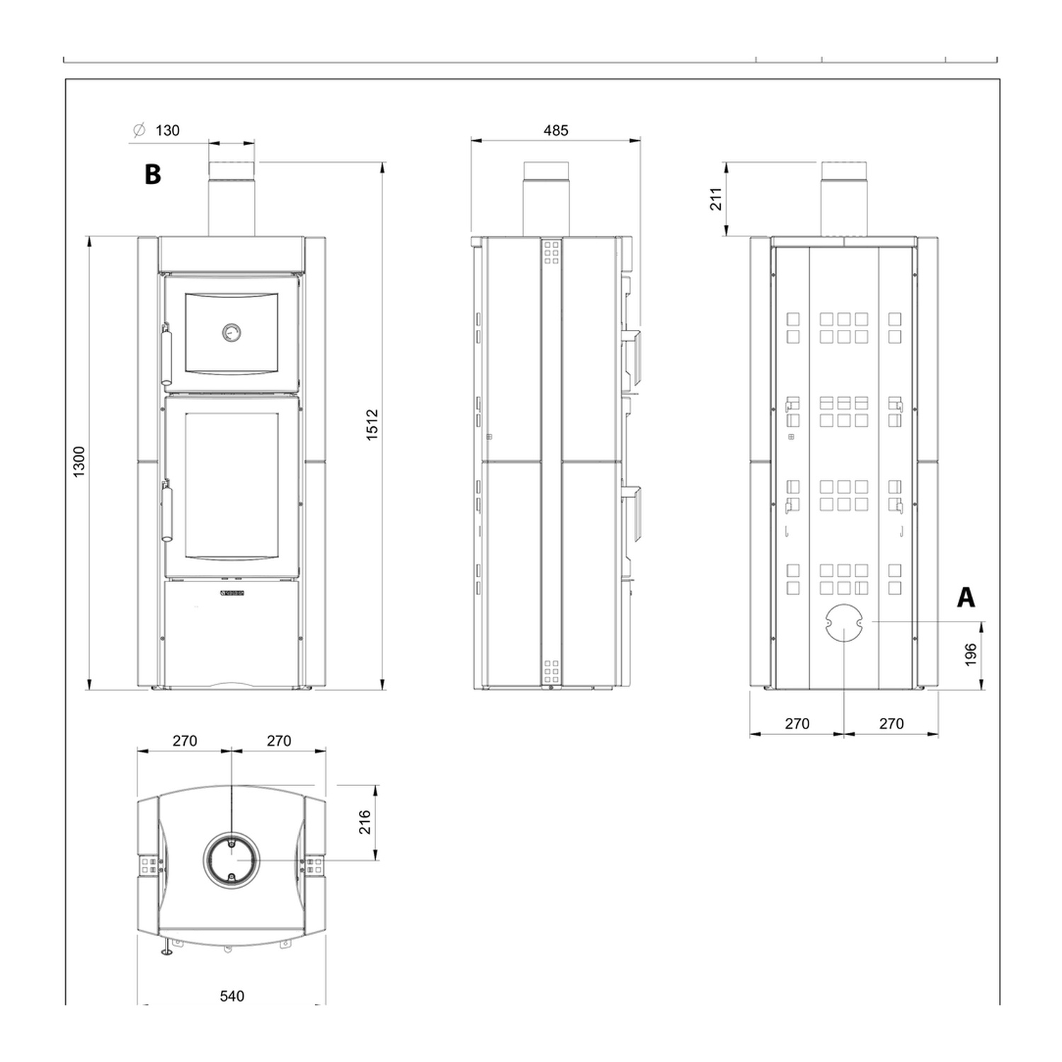 La Nordica ESTER FORNO 5.0 - Vulcan Kaminofen