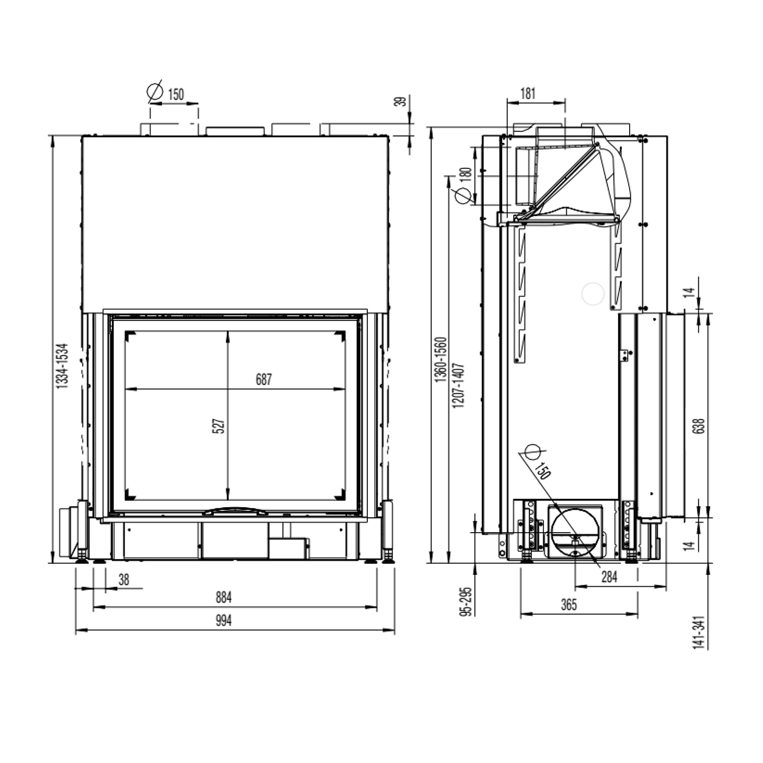 Austroflamm 80x64 S 2.0 Kamineinsatz Austroflamm 80x64 S 2.0 Kamineinsatz