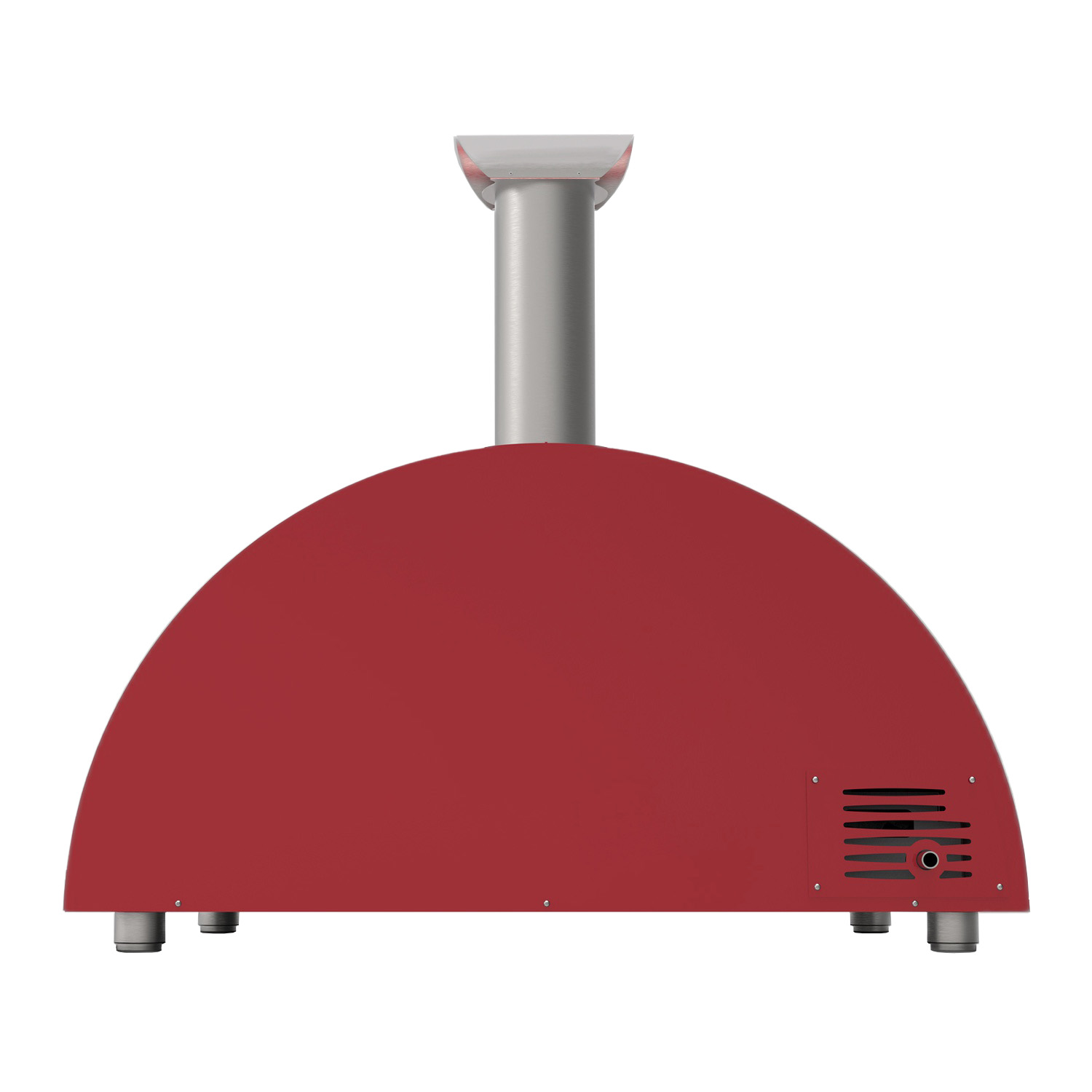 Alfa Moderno 5 Pizze Pizzaofen Hybrid Antik Rot
