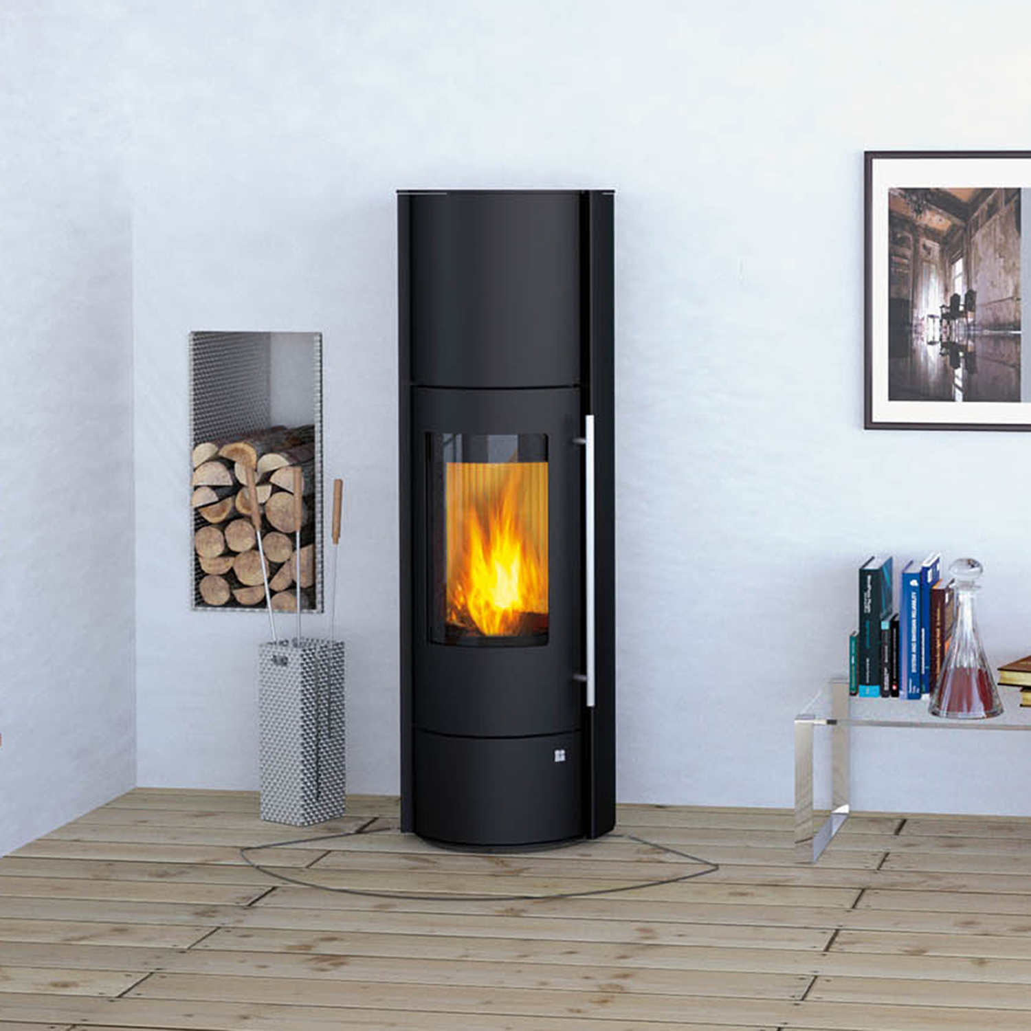 Olsberg Tenorio PowerSystem Compact Kaminofen Stahl Schwarz Olsberg Tenorio PowerSystem Compact Kaminofen Stahl Schwarz