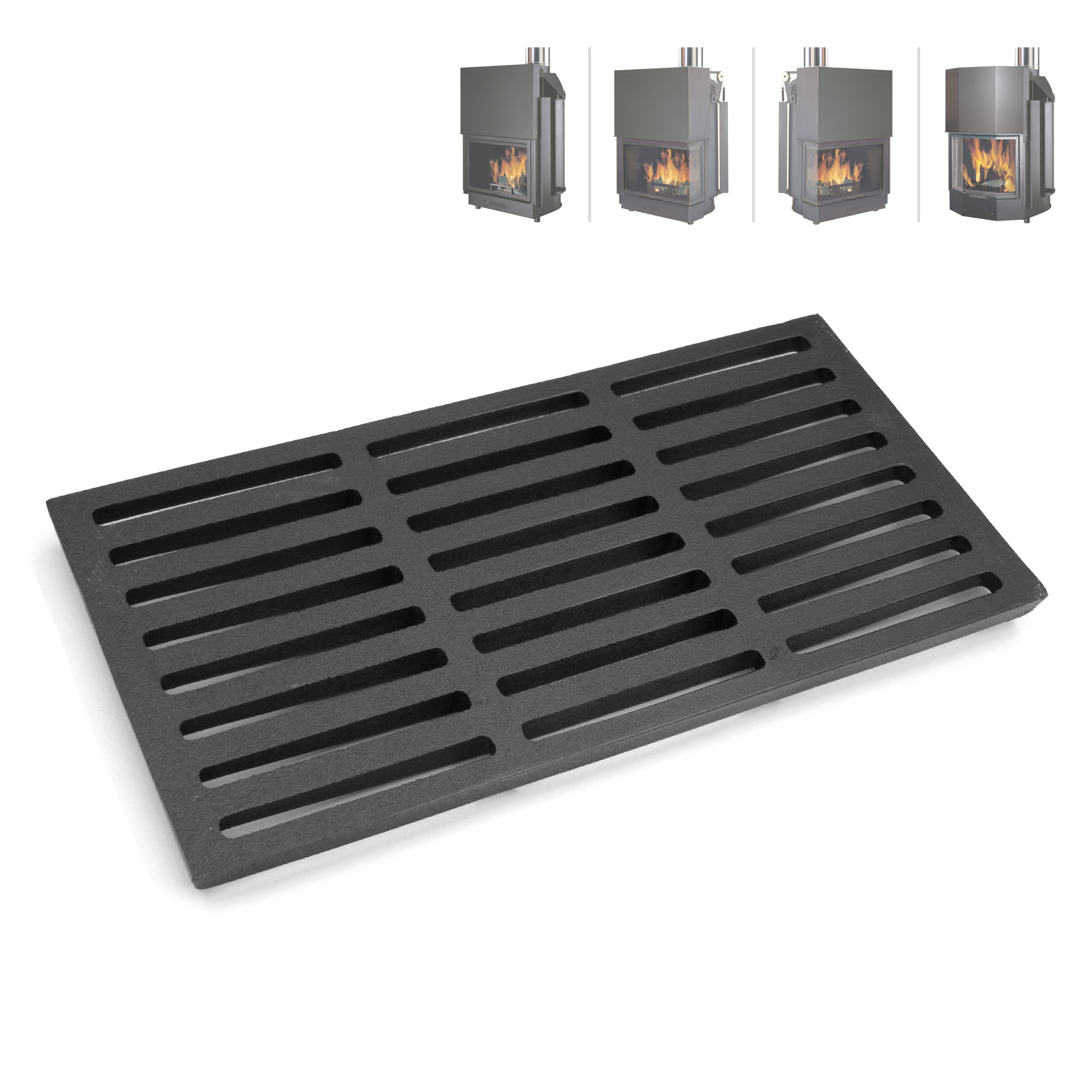 Ersatzteil - Ascherost Edilkamin rechteckig