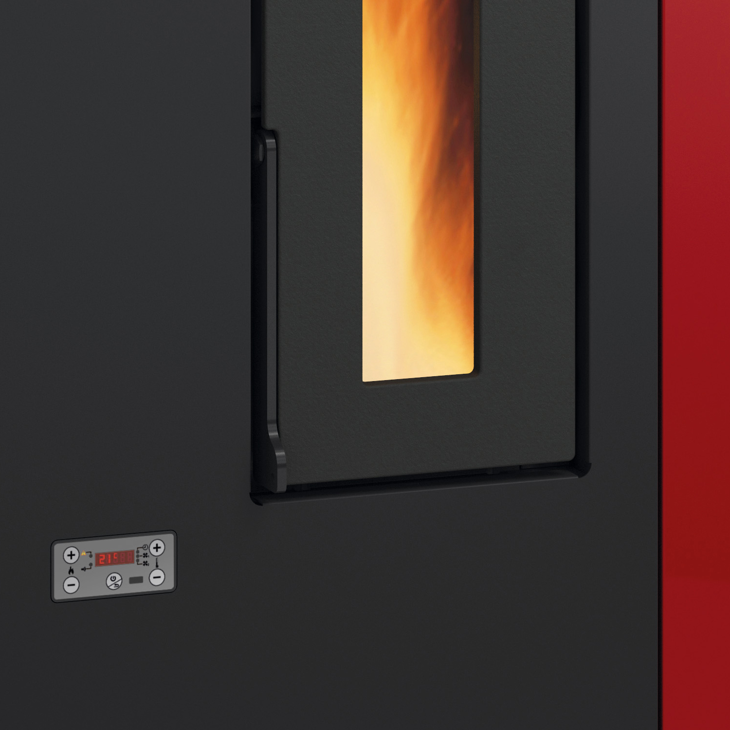 Extraflame Luisella 16 5.0 Pelletofen Bordeaux