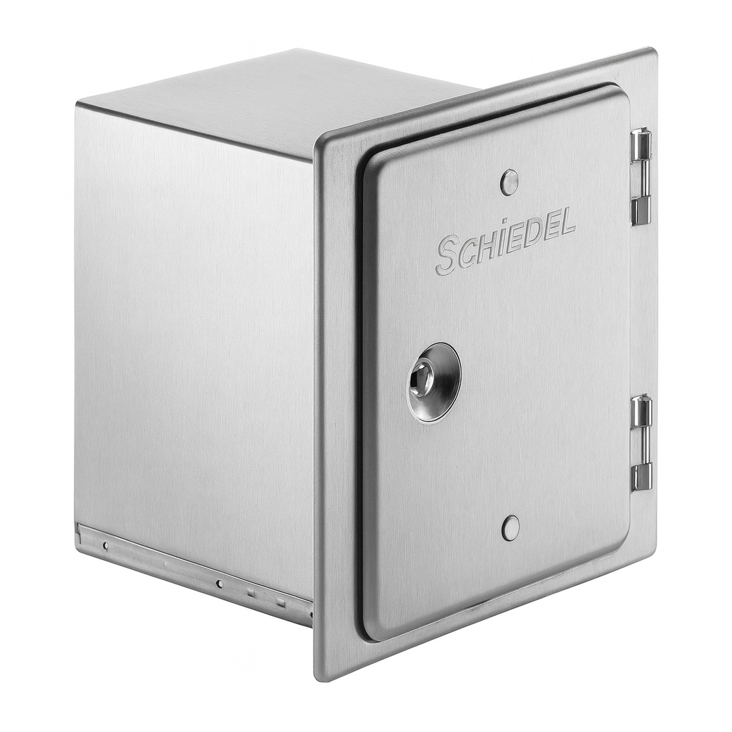 Schiedel Putztür Edelstahl mit Schieberahmen Einbautiefe 500 mm matt