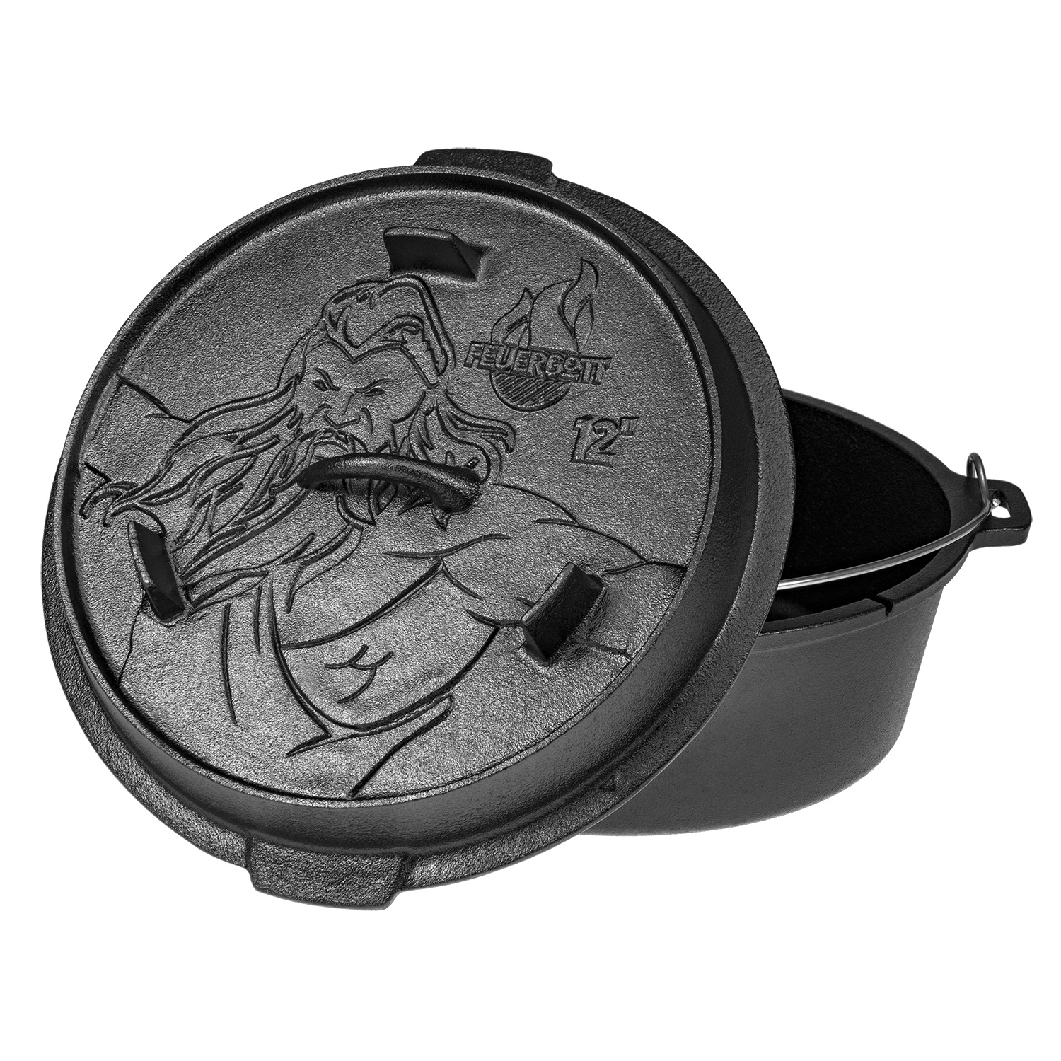 UPGRATE BBQ Chef Board passend für Weber GBS System im Set mit Feuergott Dutch Oven 6l