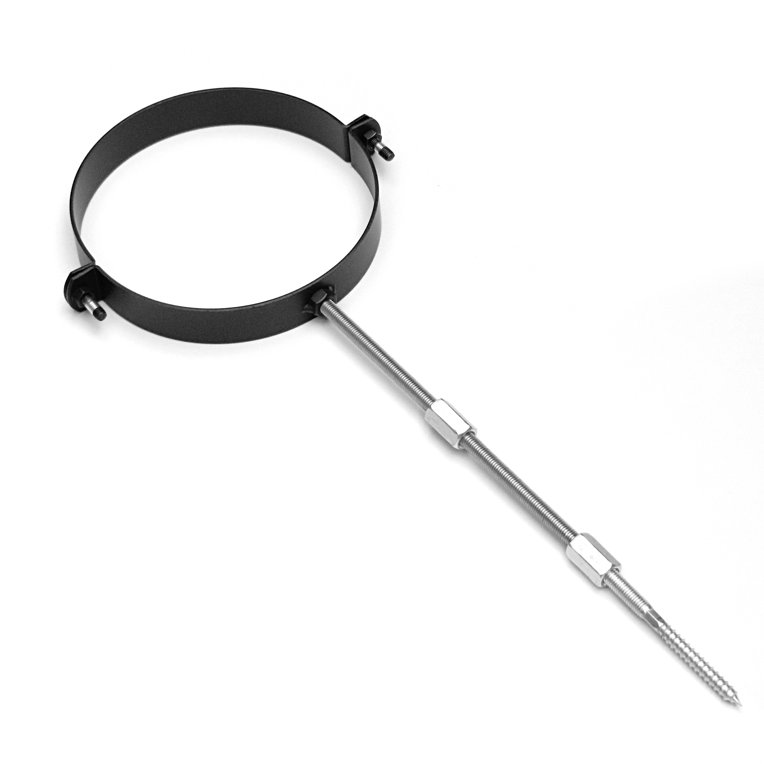 Raik Basic Rohrschelle 160mm schwarz für Rauchrohr / Ofenrohr