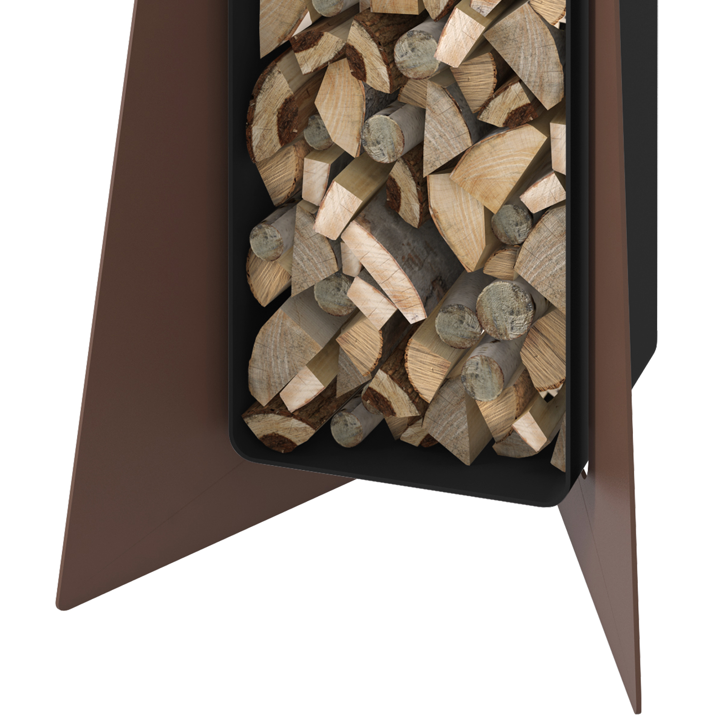 HS Flamingo Deluxe 3 Holzregal Braun