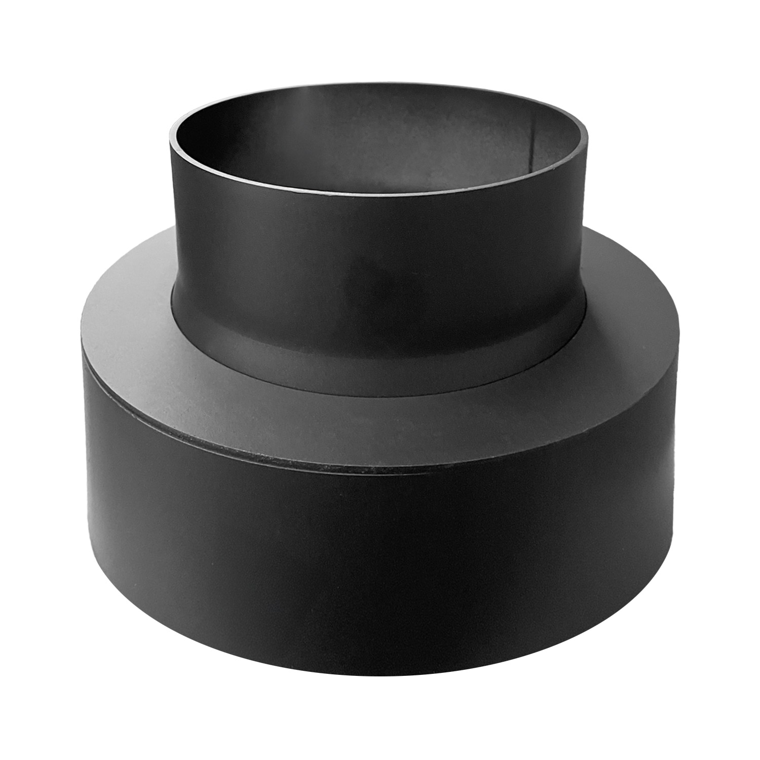 Raik Basic Reduzierung 180mm – 130mm schwarz für Rauchrohr / Ofenrohr
