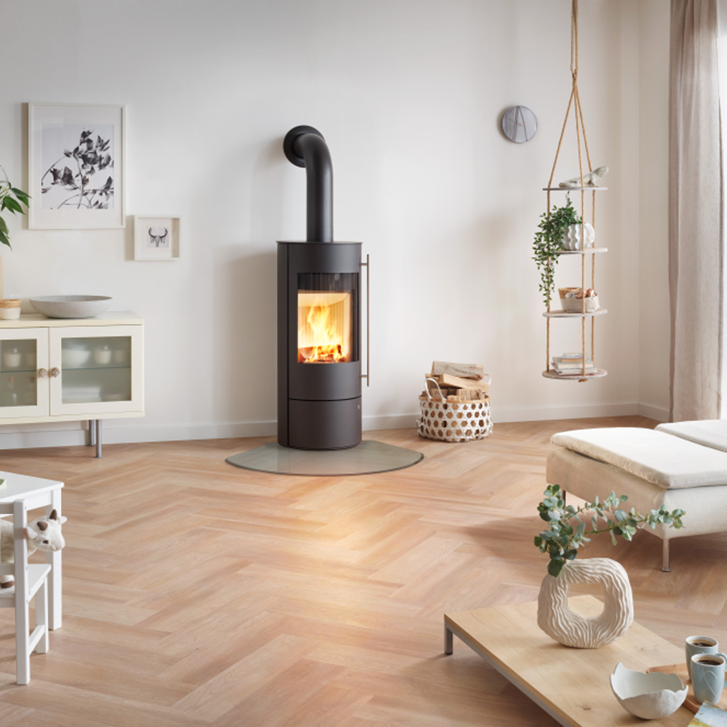 Olsberg Muna Kaminofen Stahl Schwarz