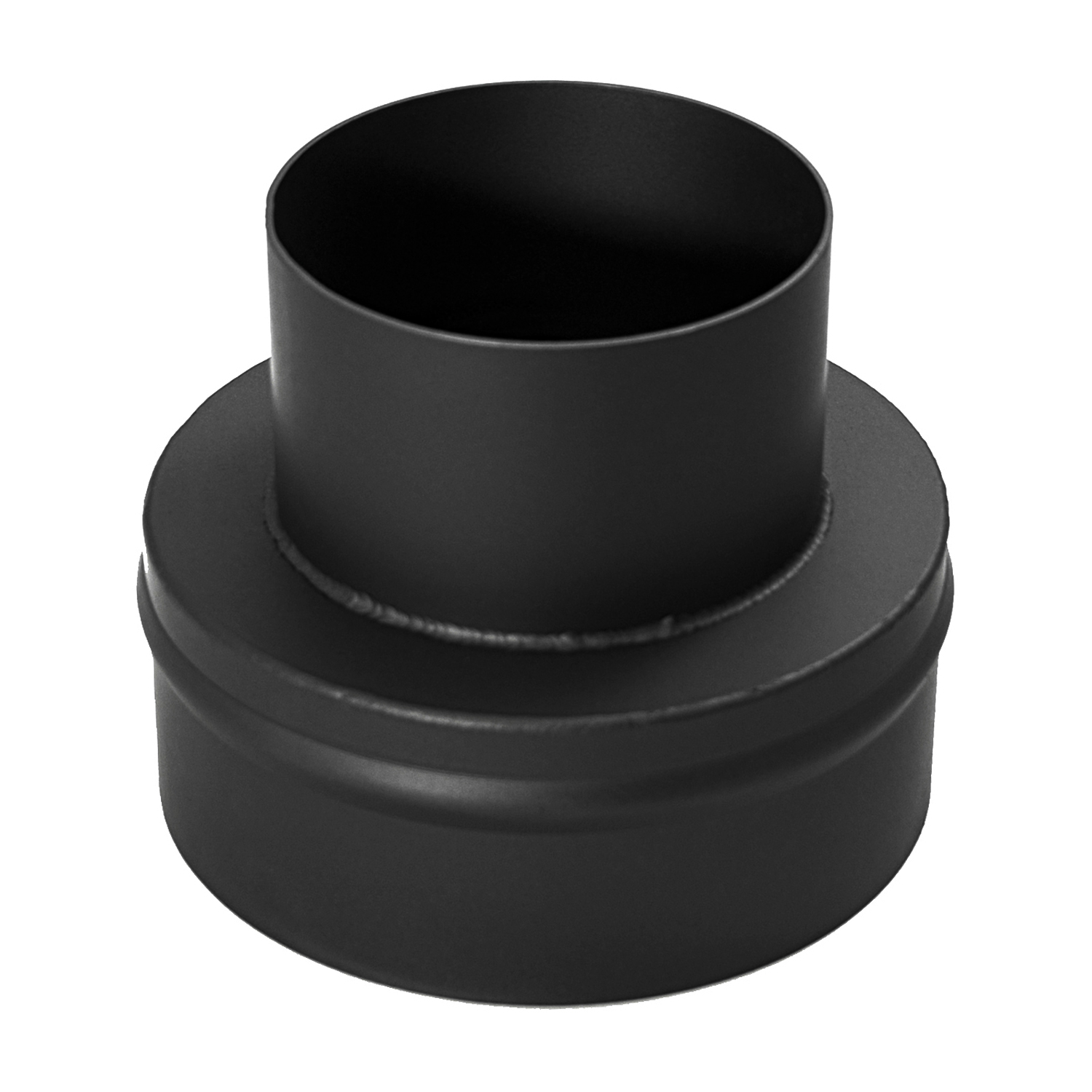 Raik Basic Reduzierung 200mm – 120mm schwarz für Rauchrohr / Ofenrohr