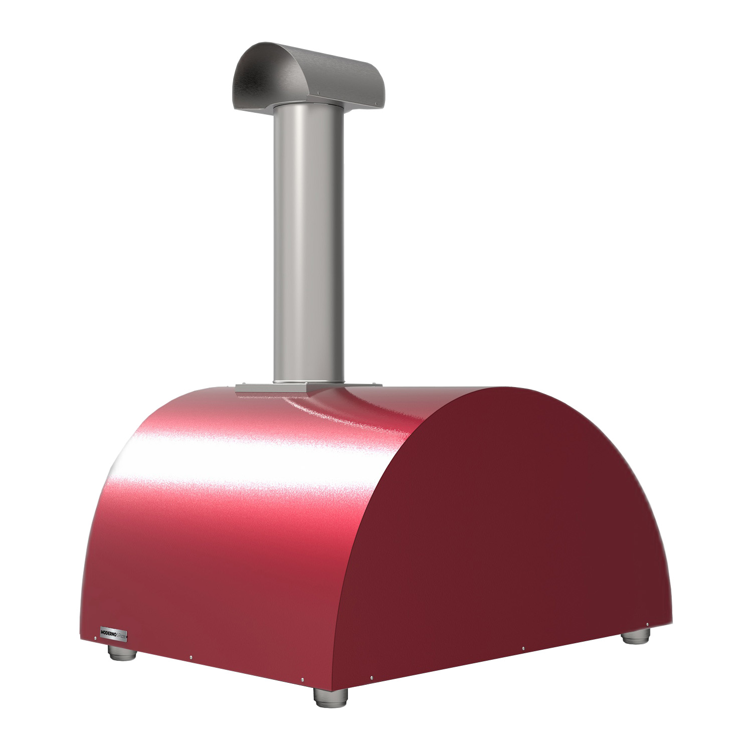 Alfa Moderno 5 Pizze Pizzaofen Holz Antik Rot