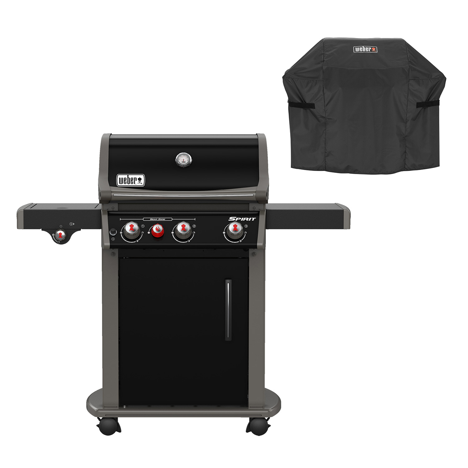 Weber Spirit Original E-330 GBS Gas-Grillstation Schwarz + Premium-Abdeckhaube Weber Spirit Original E-330 GBS Gas-Grillstation Schwarz + Premium-Abdeckhaube