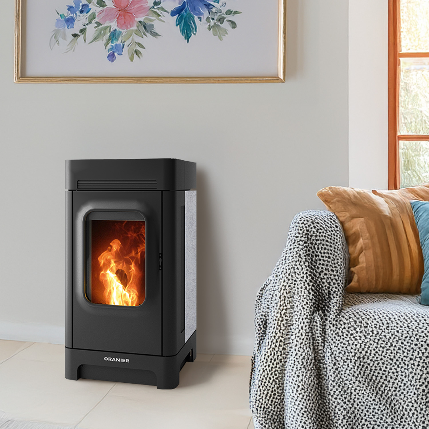 Oranier Calimo Pelletofen Speckstein Oranier Calimo Pelletofen Speckstein