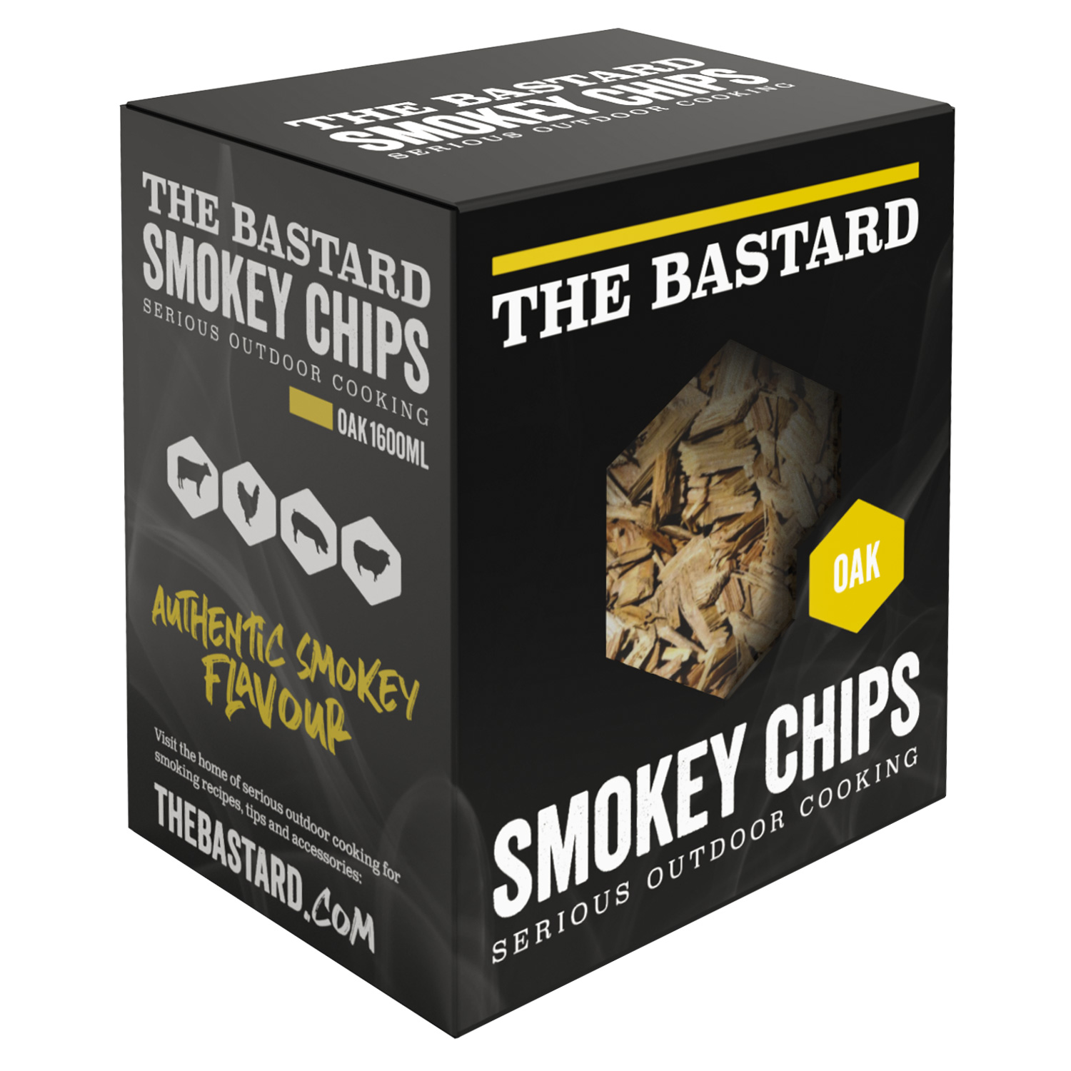 The Bastard Räucherchips Oak 500 g The Bastard Räucherchips Oak 500 g