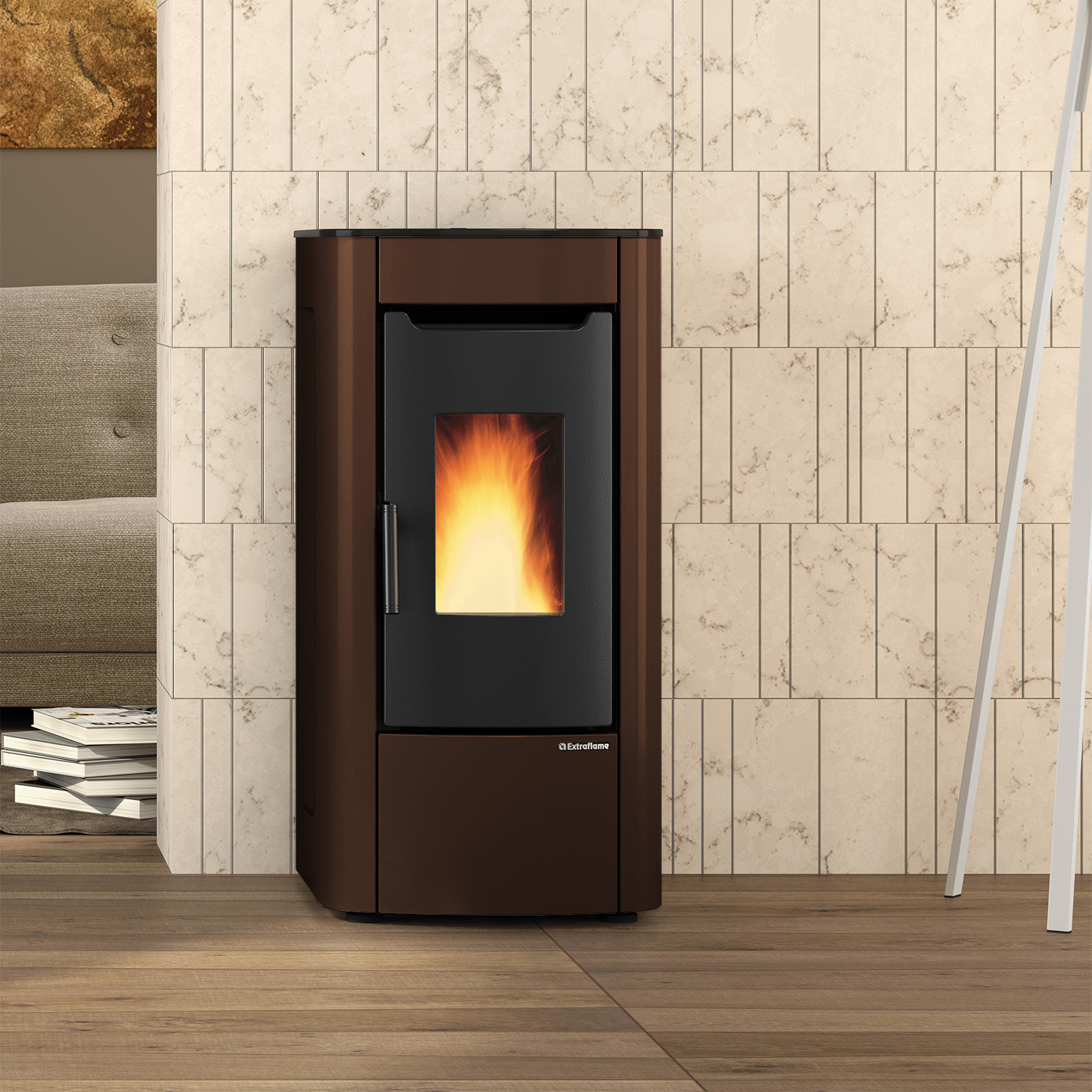 Extraflame Prestige Line Sabry 5.0 Evo Pelletofen Bronze